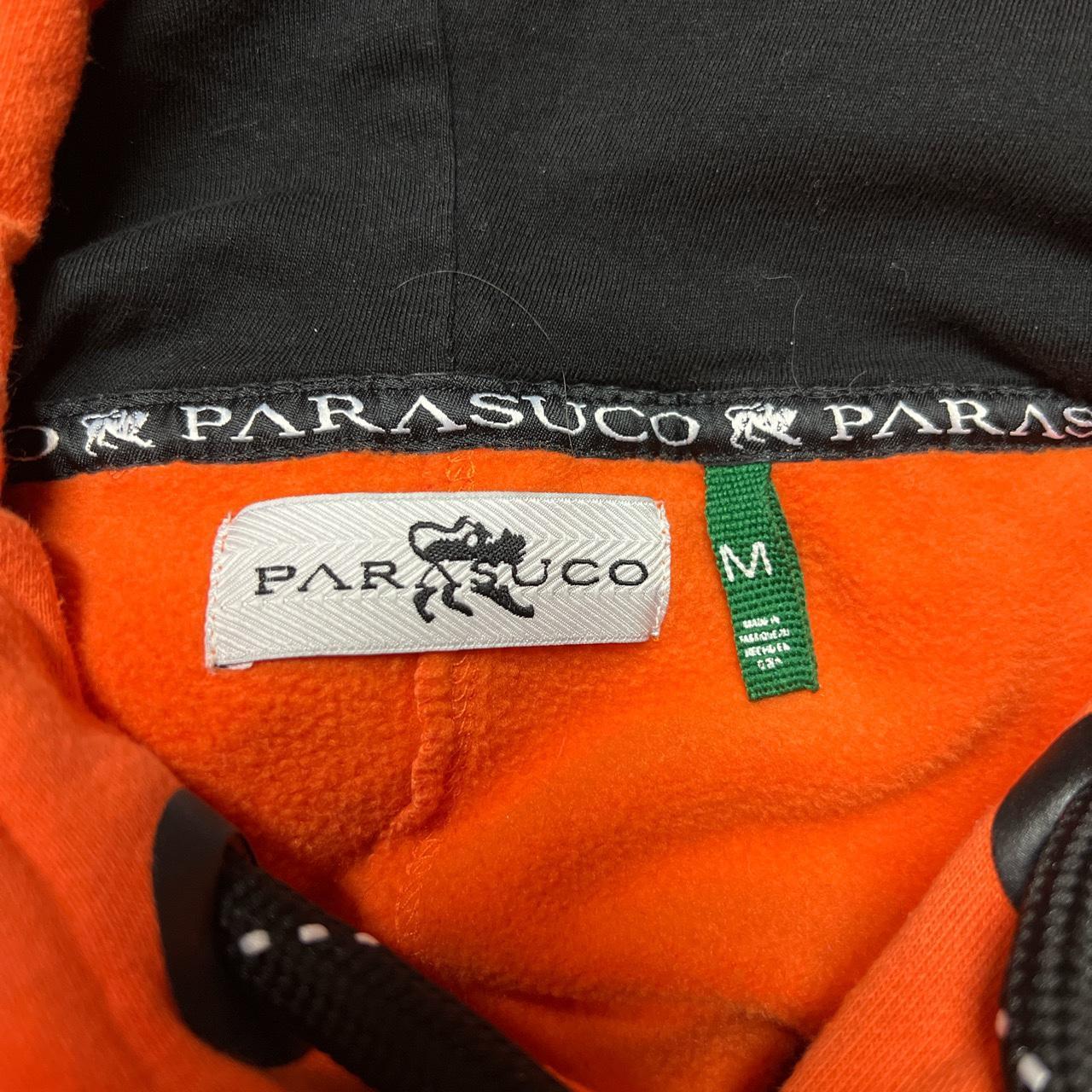 Parasuco Women's Orange and Black Hoodie (4)