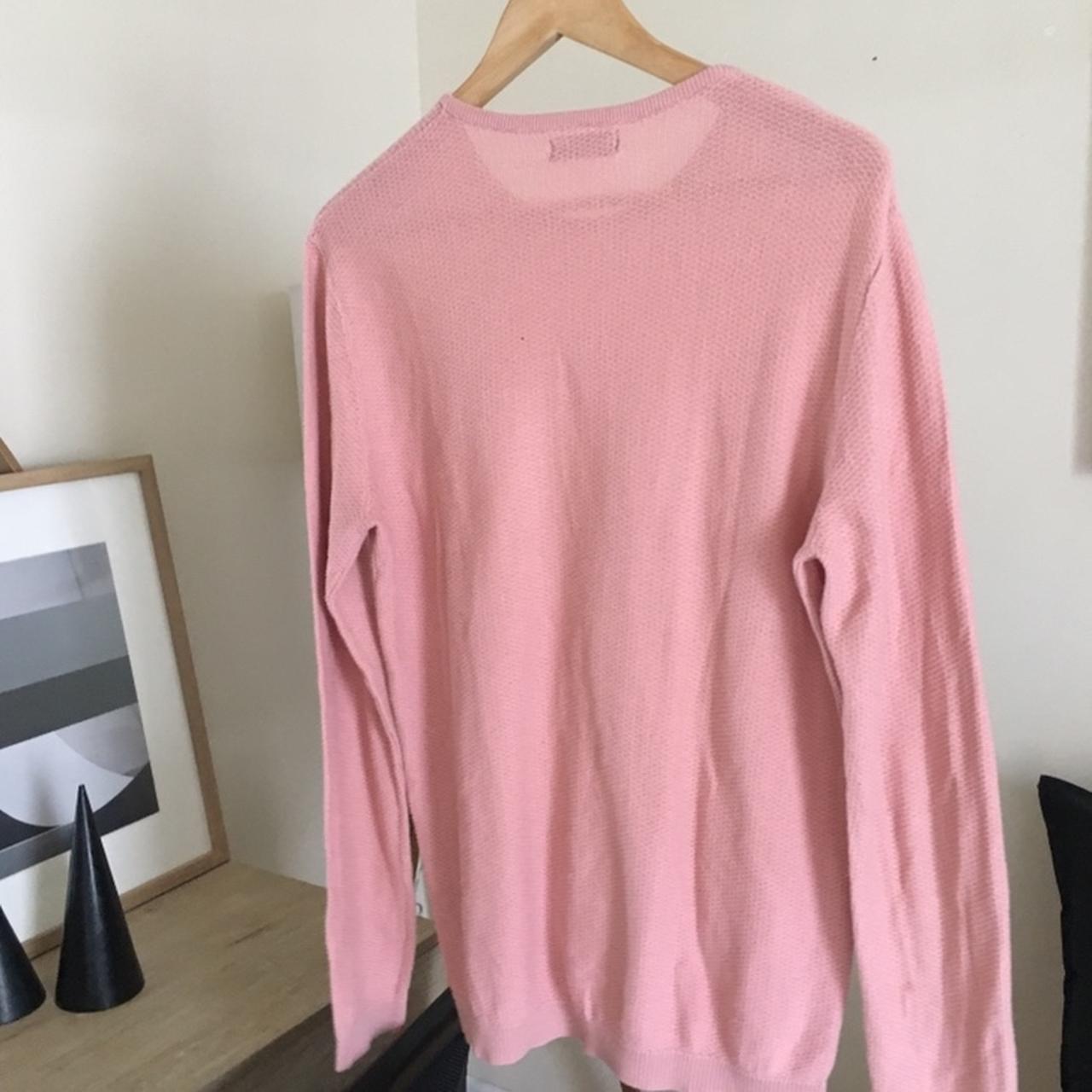 Zara Men's Pink Jumper Depop