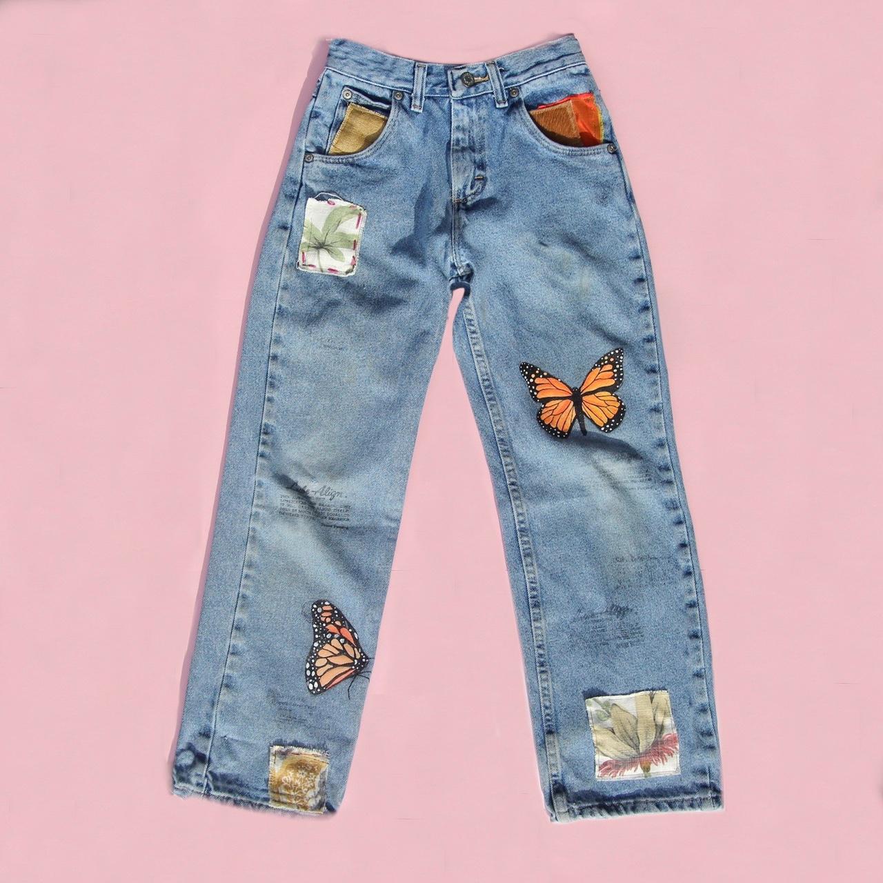 Hand-Painted Denim Jeans : The Genesis Collection