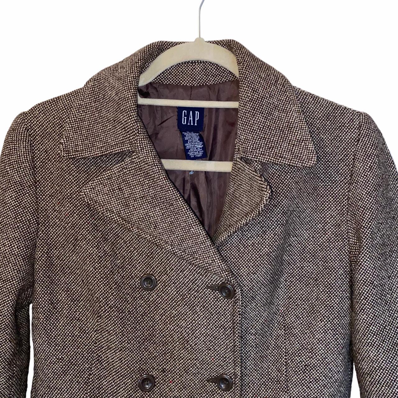 Gorgeous Gap Tweed Jacket, Size 8/10 Lovely wool... - Depop