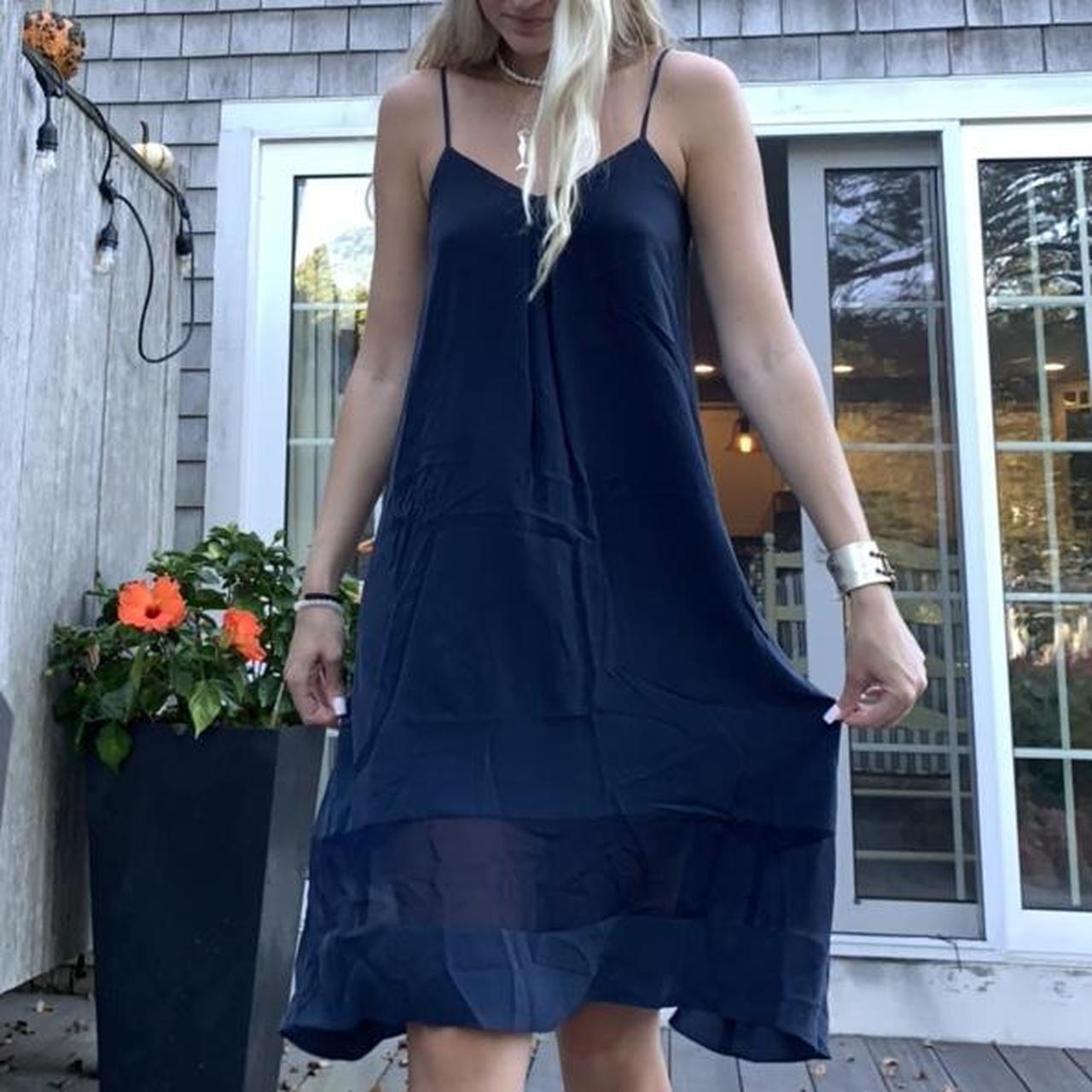 madewell navy dress