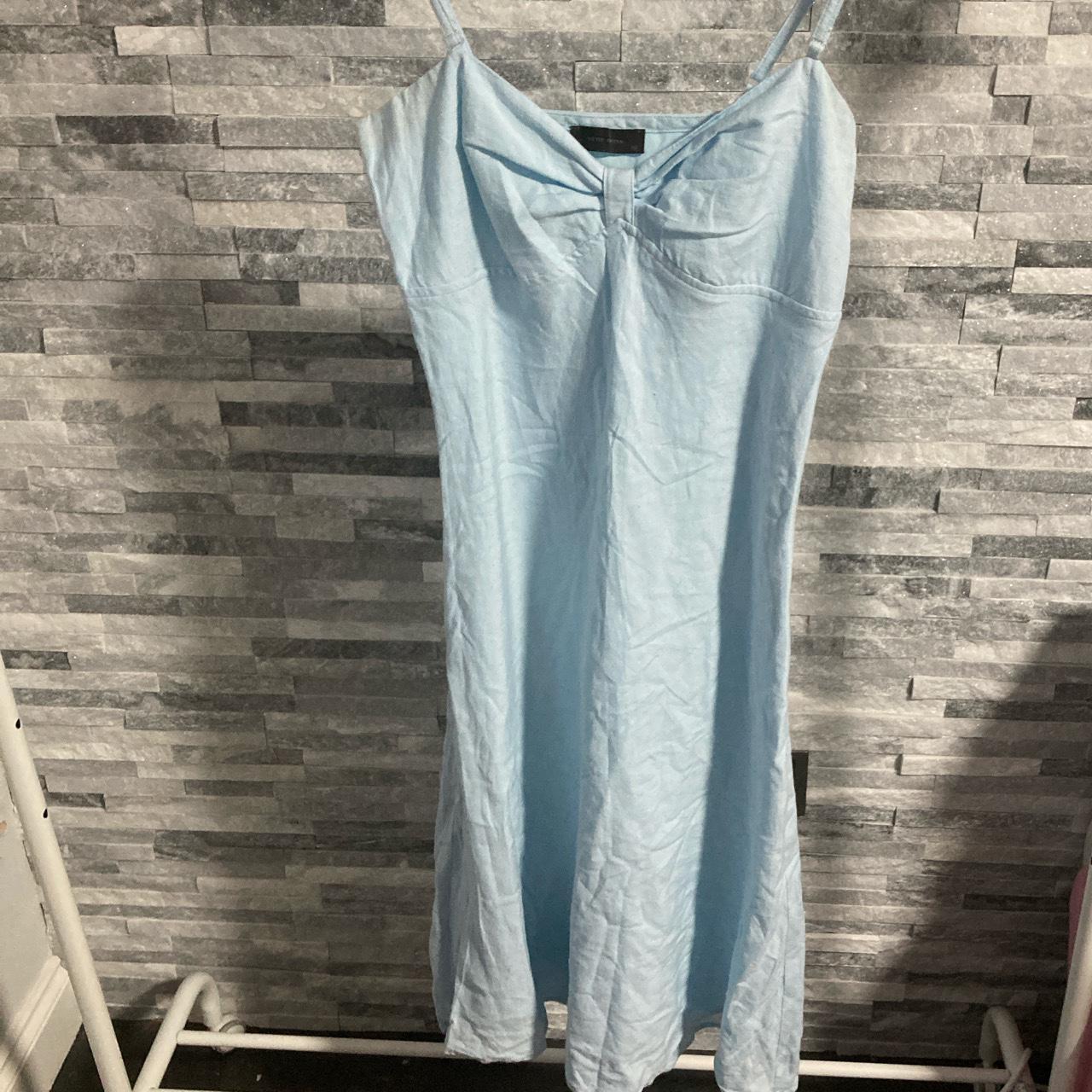 Coquette core, Lana del ray 50’s style baby blue... - Depop