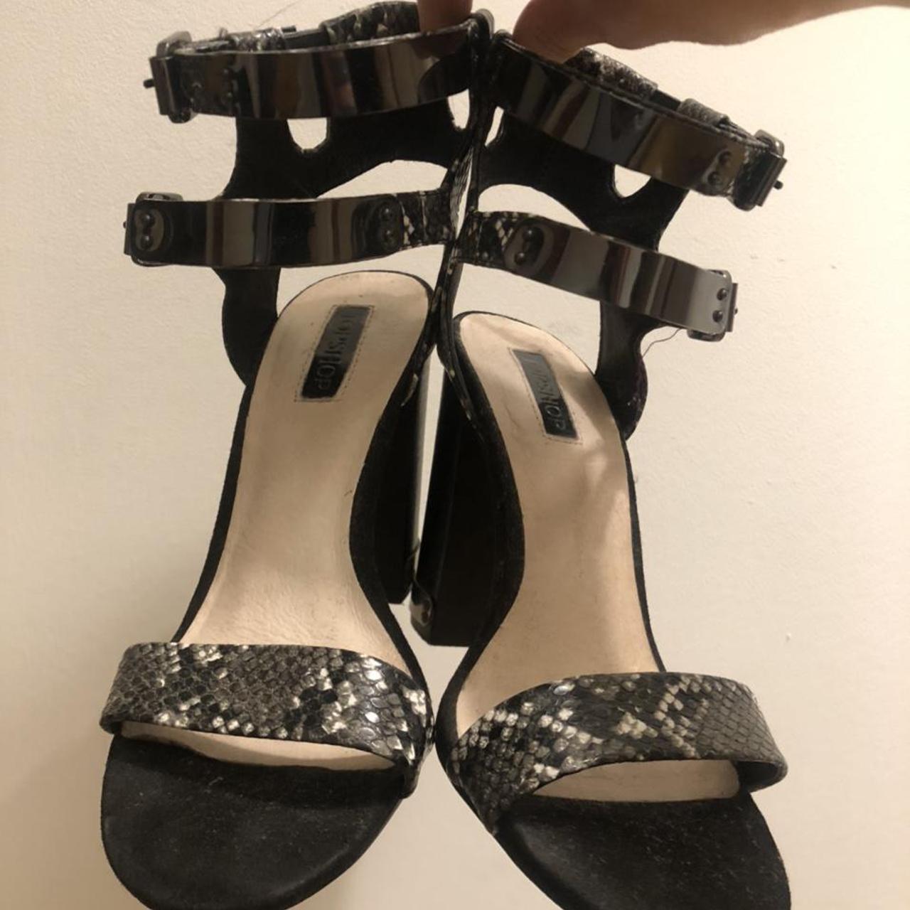 topshop strappy heels