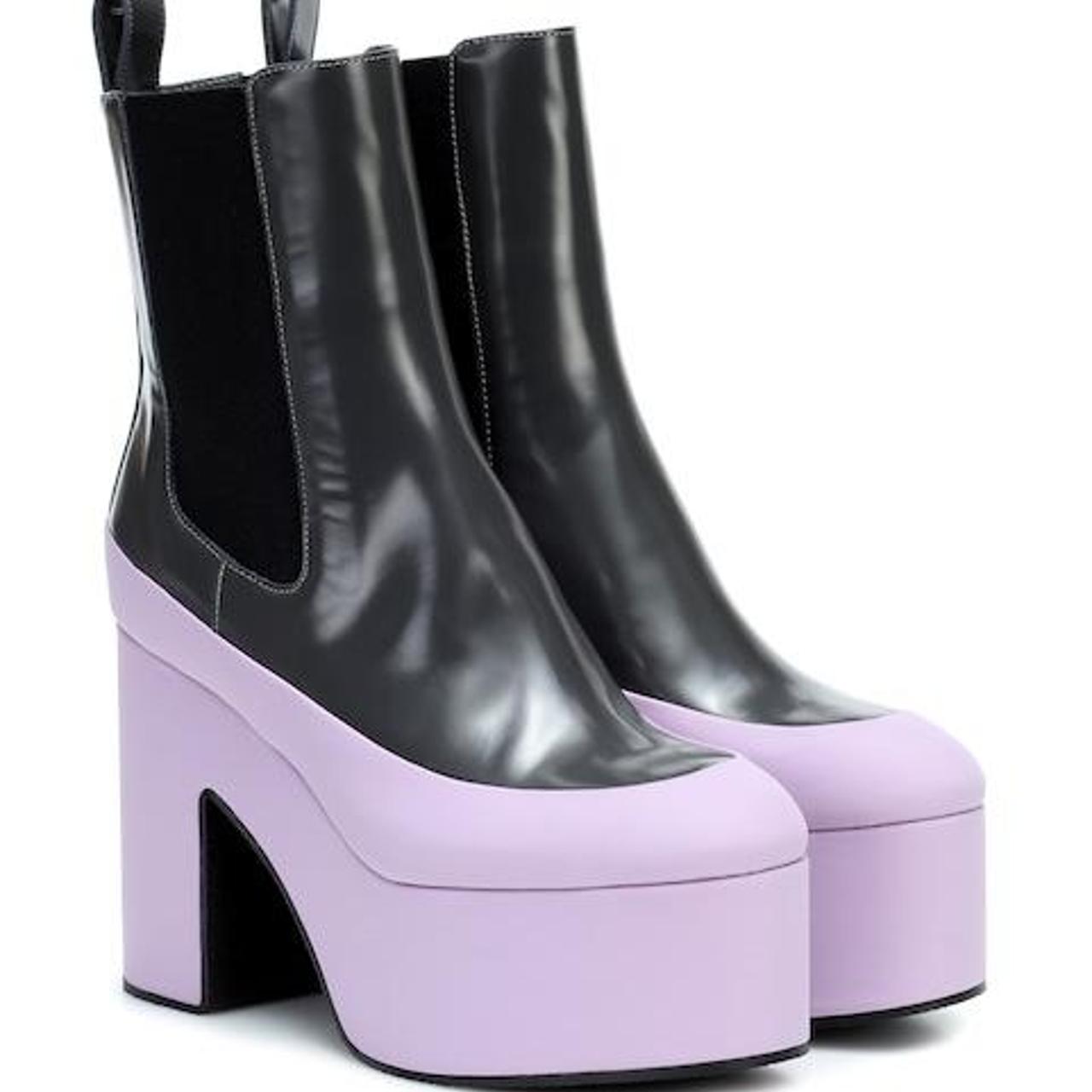 Dries van outlet noten platform boots