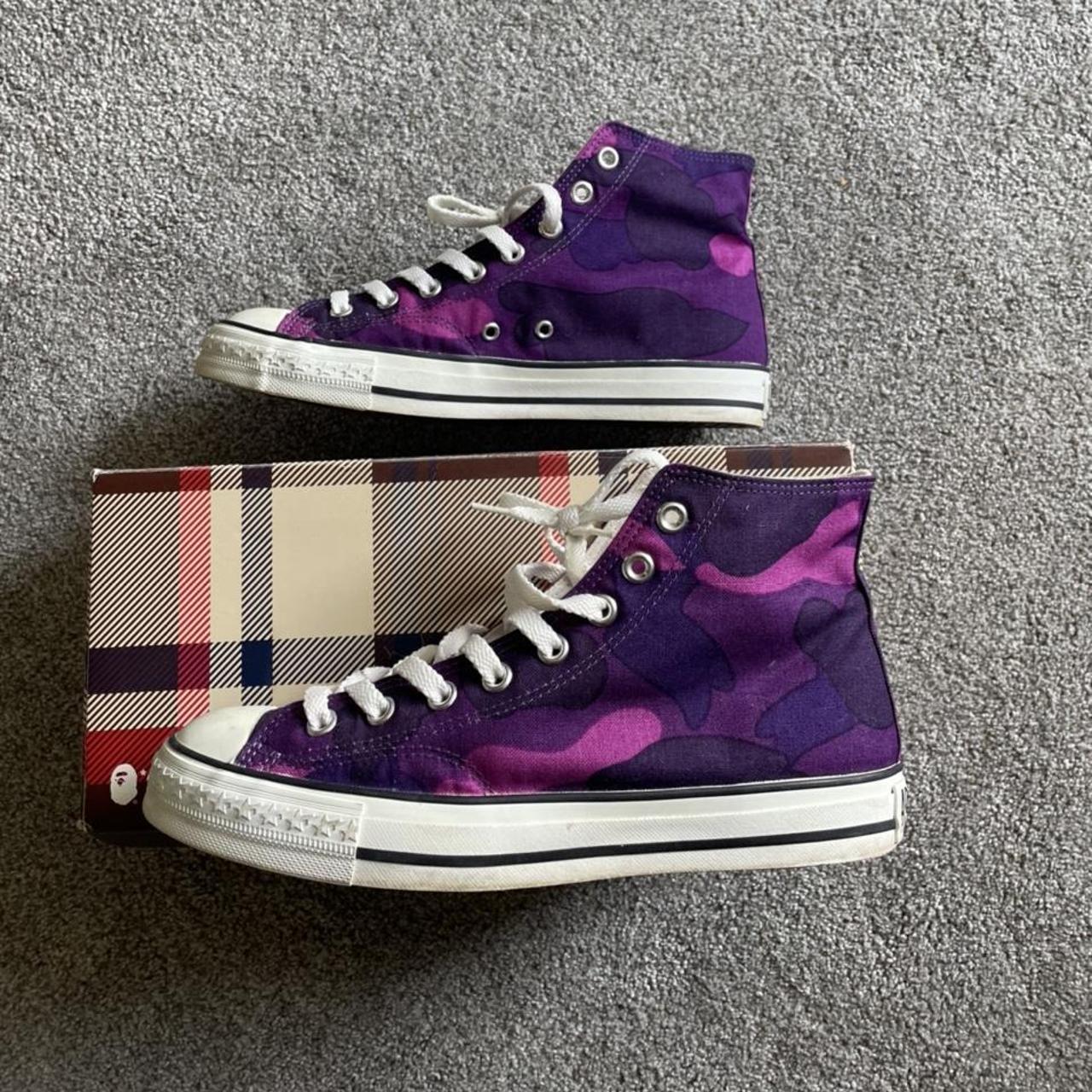 pink bape converse