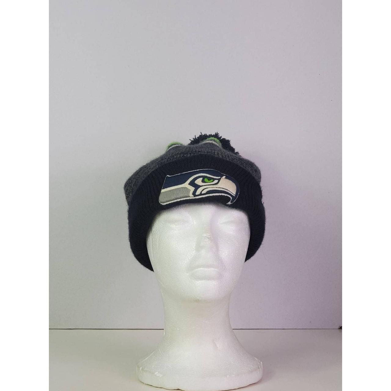 1980s vintage Seattle Seahawks beanie. Nice, soft - Depop