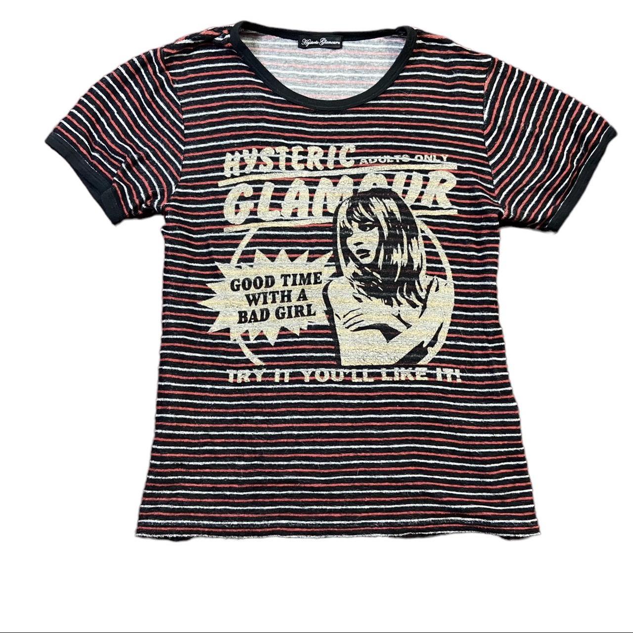 RARE HYSTERIC GLAMOUR POP ART STRIPED TEE, This...