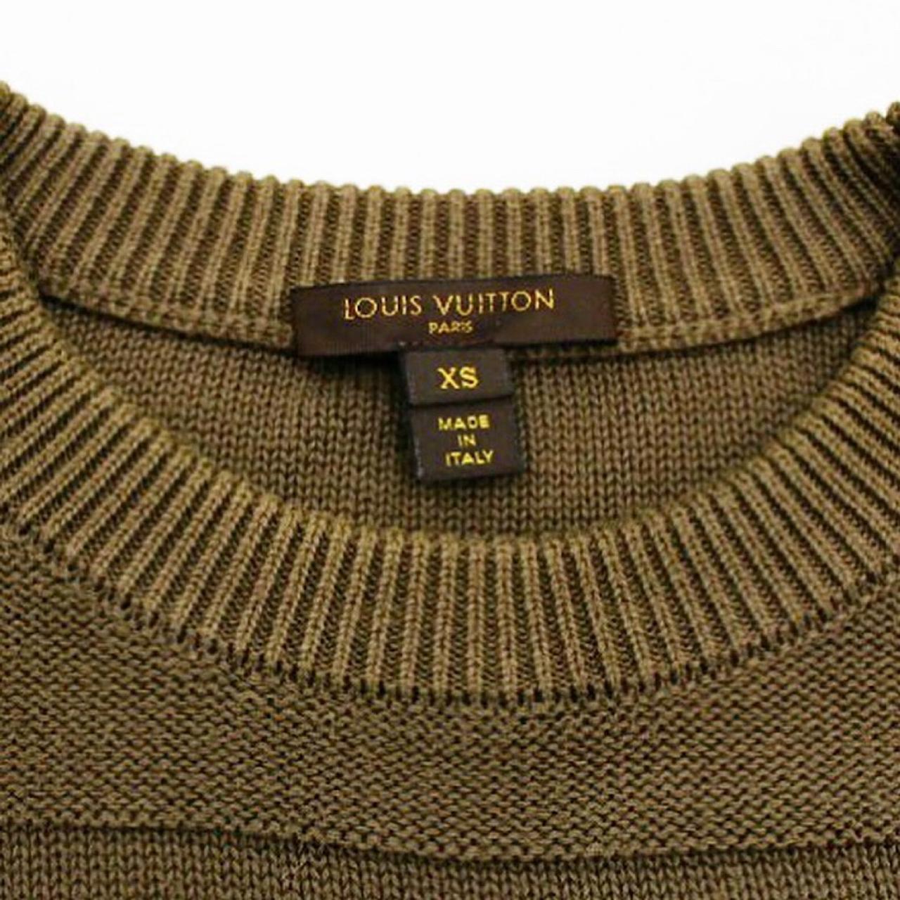 Authentic Louis Vuitton Knit LV Monogram Sweater - Depop