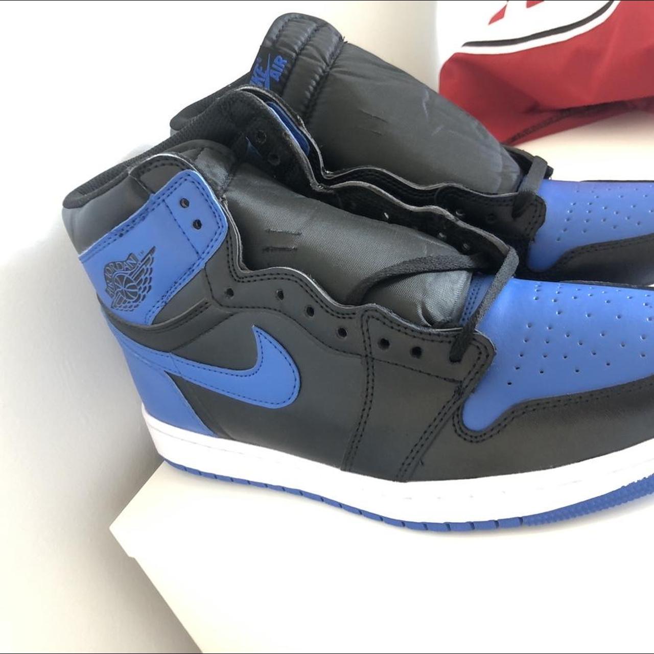 Nike Air Jordan 1 Mid hyper royal Blues UK 9 *BRAND... - Depop