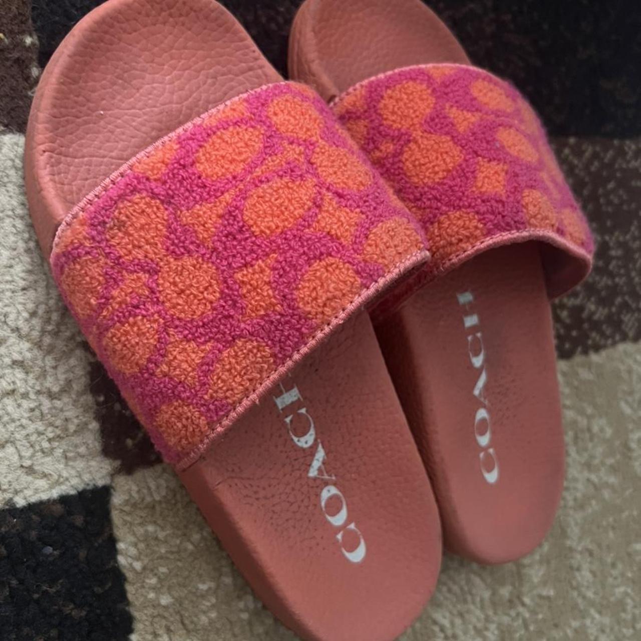 Coach slides store for women