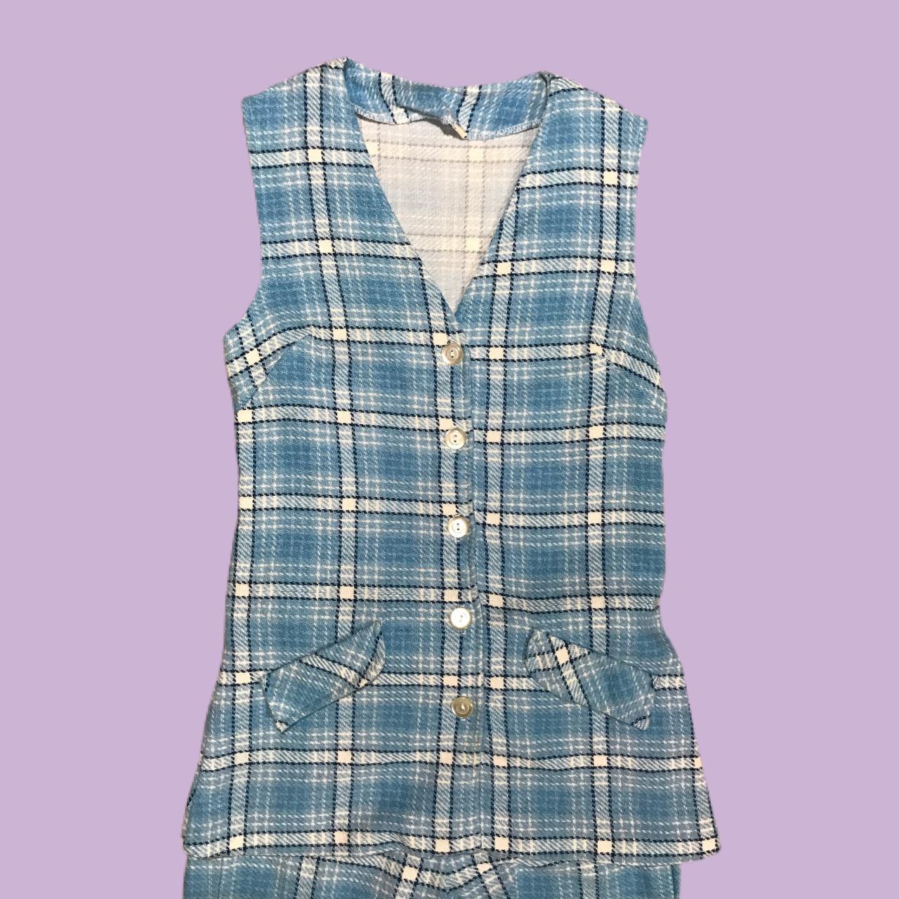 Product Image 2 - Vintage blue and white plaid