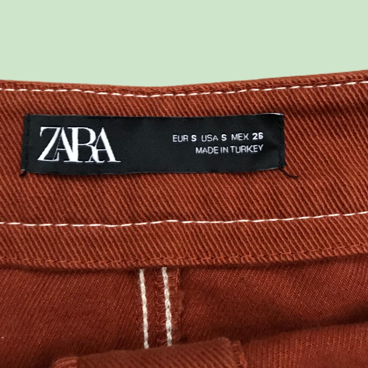 zara rust pants