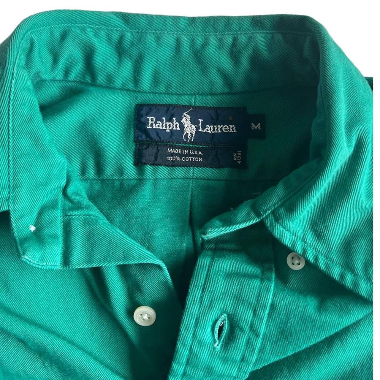 1980s Polo Ralph Lauren Made in USA Long Sleeve... Depop