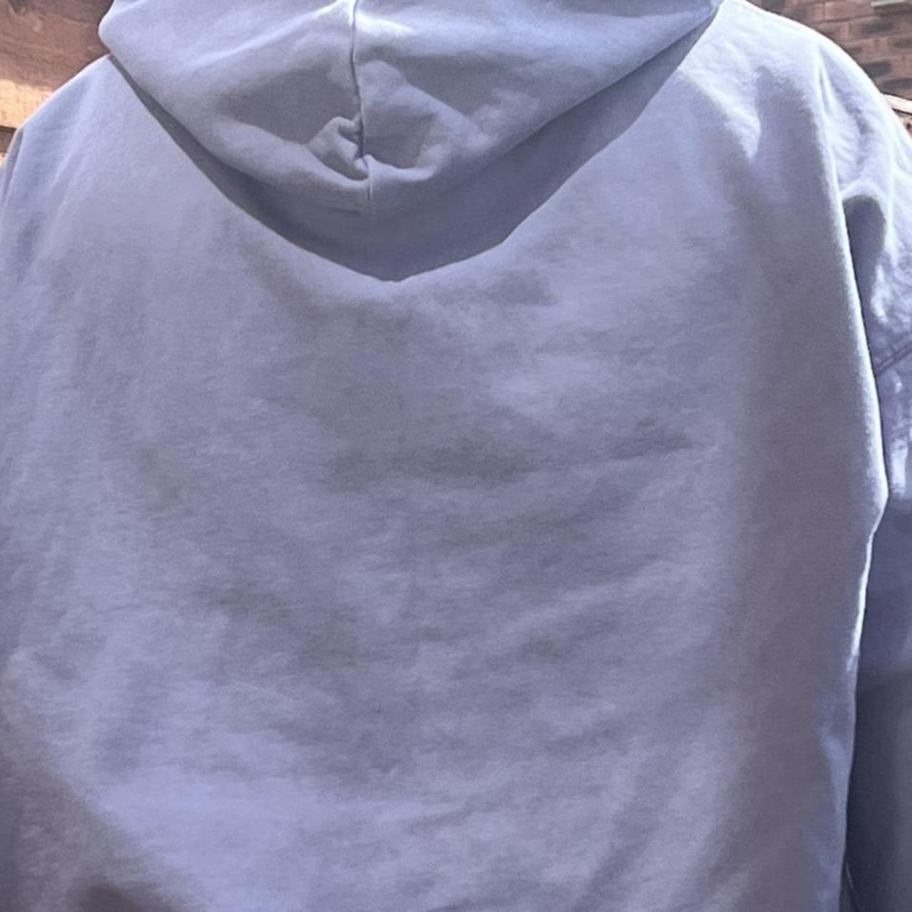 Brandy Melville Hawaii Lavender Hoodie Stain on... Depop