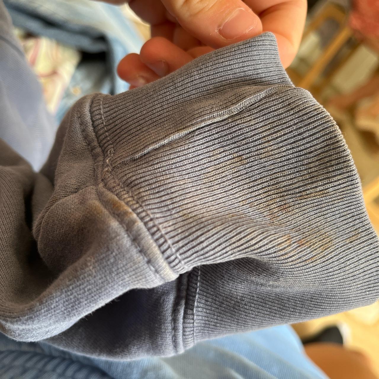 Brandy Melville Hawaii Lavender Hoodie Stain on... Depop