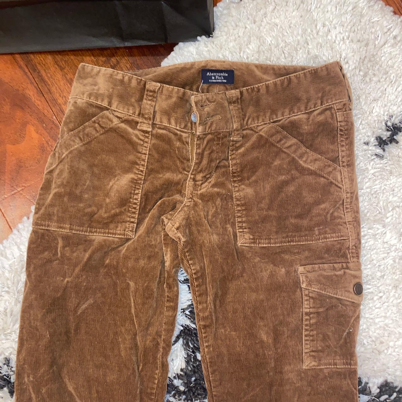 cute and trendy brown pants - Depop