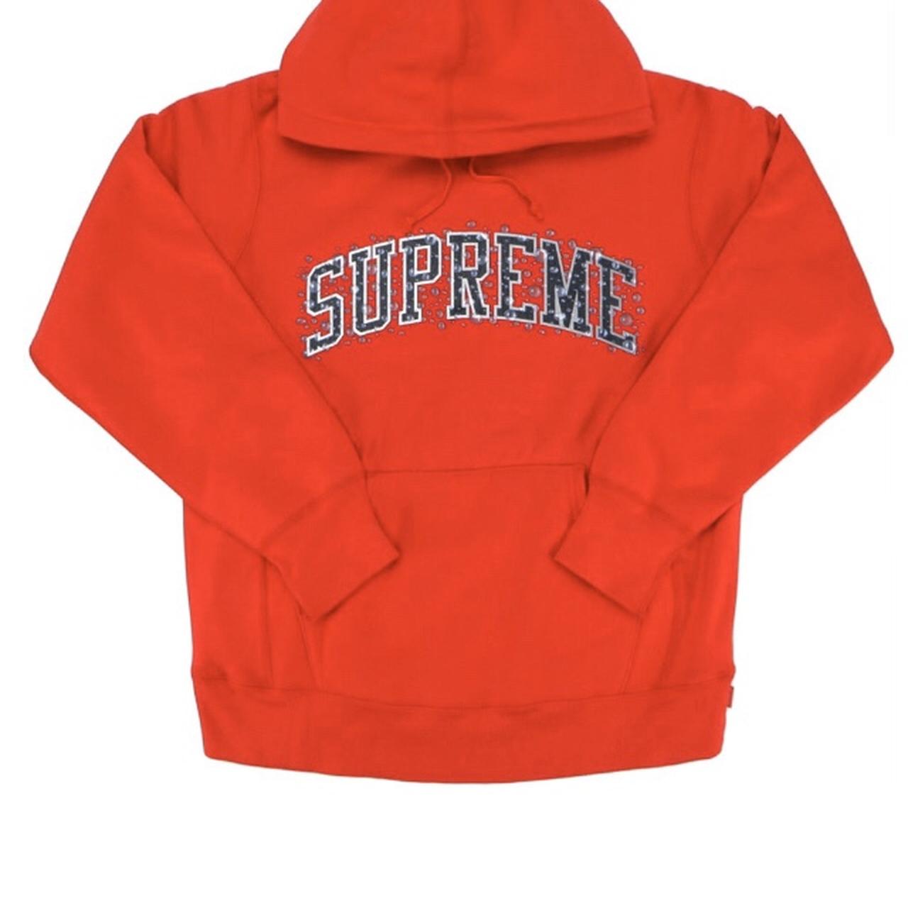 Mens Hoodies Supreme Hoodie Water Arc Hoodie Clearance Supreme Icy
