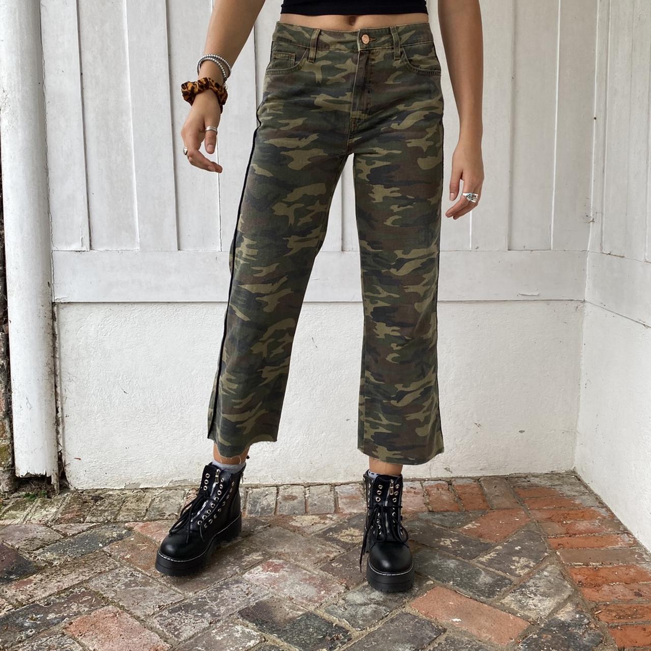 zara camouflage trousers  OFF58  Shipping free