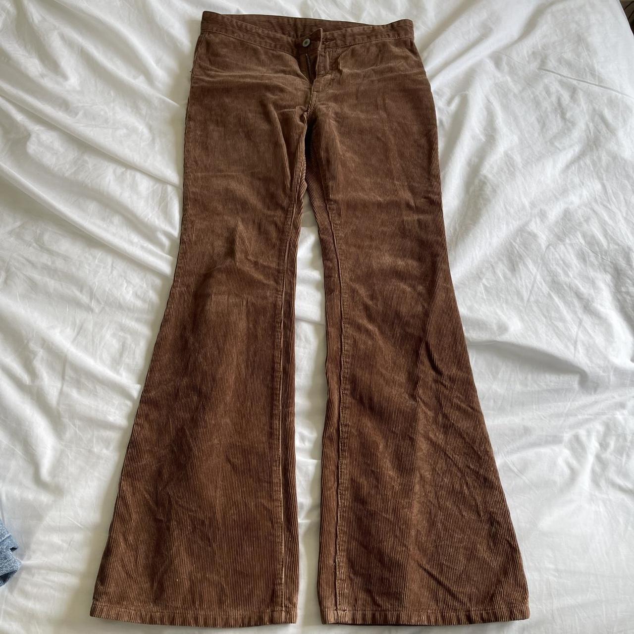 Brandy Melville Women's Brown Trousers Depop