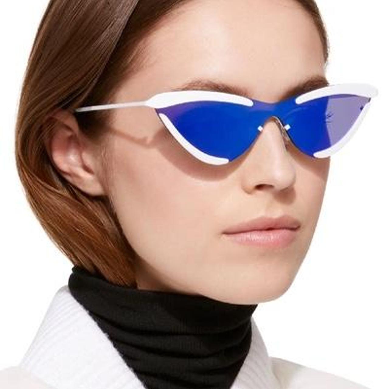 Adam Selman Women's Blue and White Sunglasses (4)