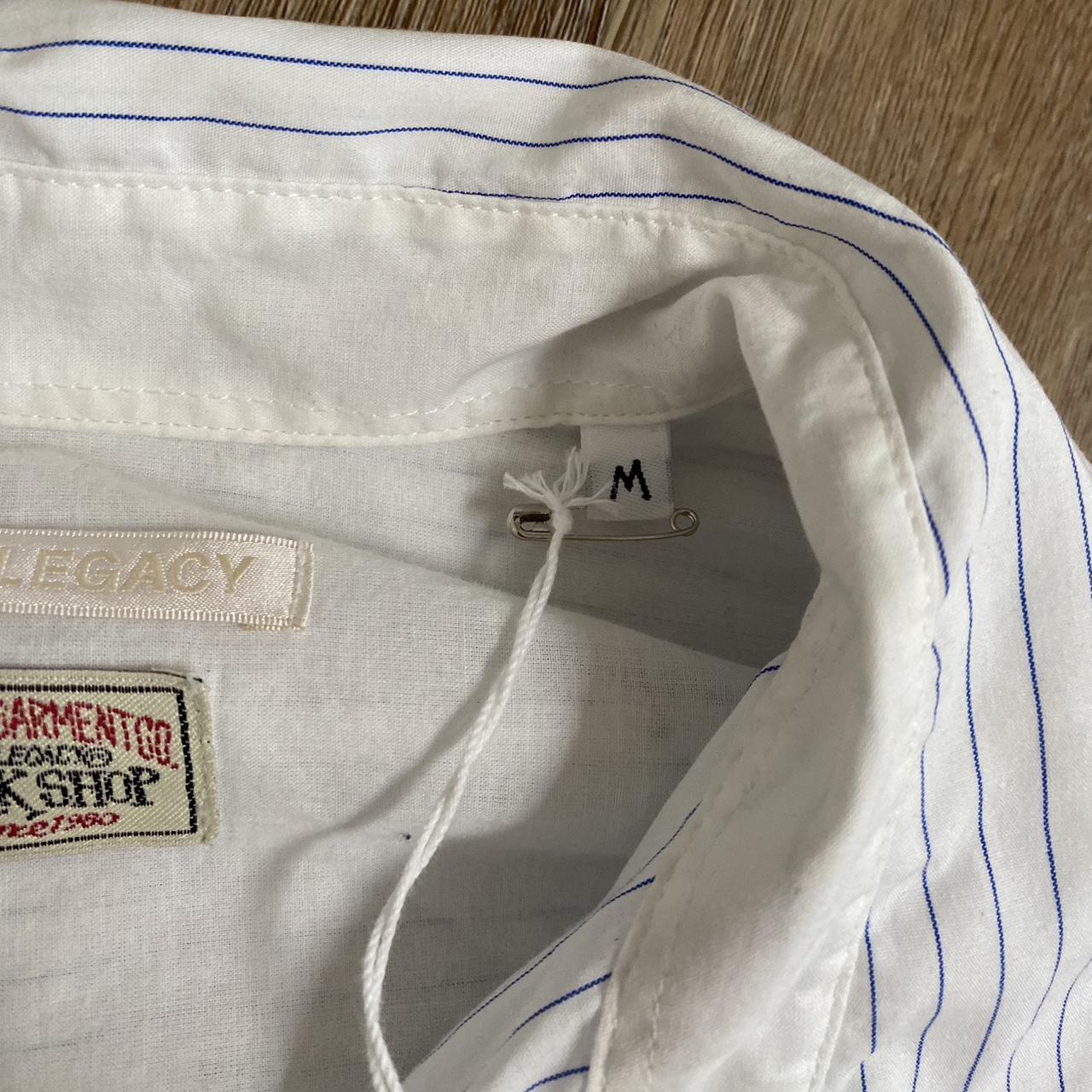 Our Legacy Men's White and Blue Shirt (3)