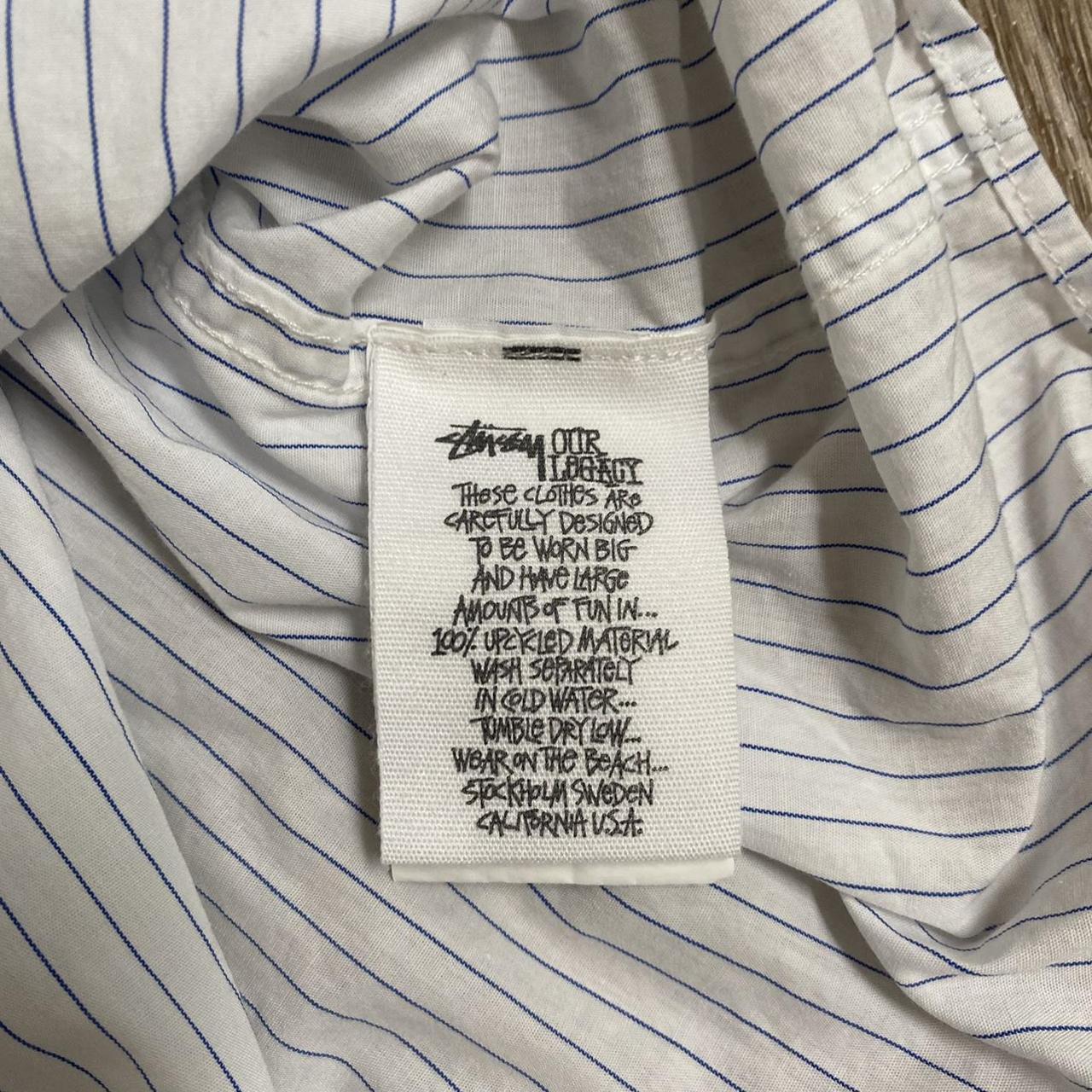 Our Legacy Men's White and Blue Shirt (4)