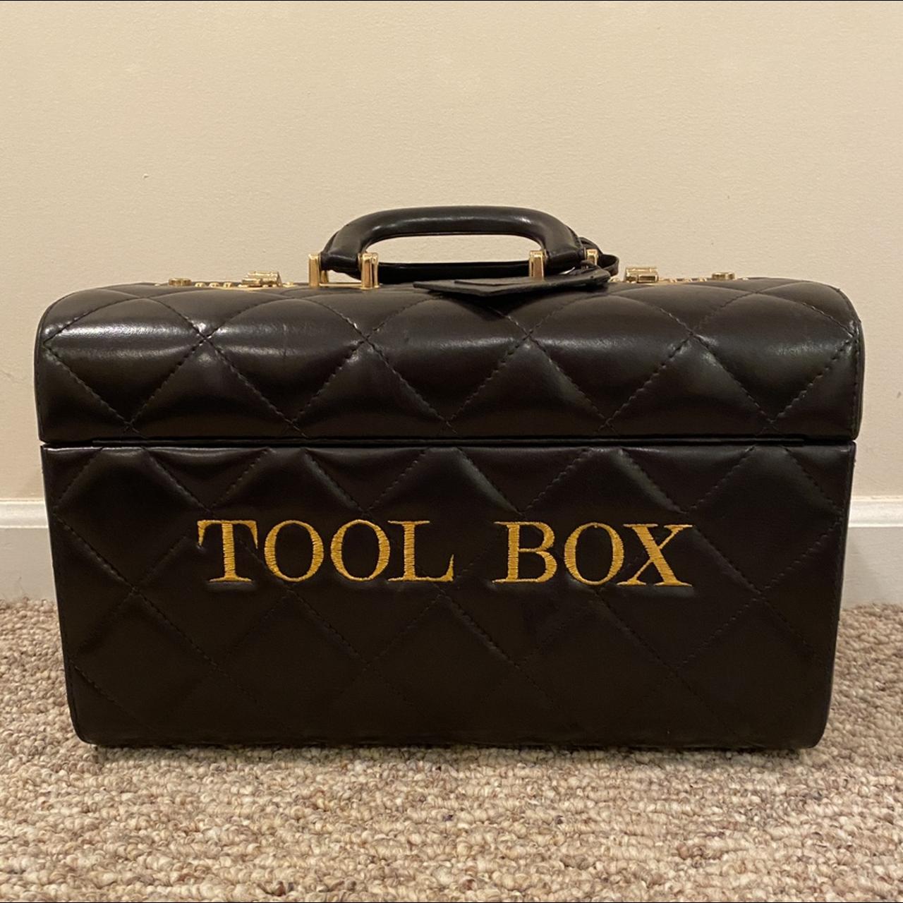 Moschino 'Tool Box' jewelry box/travel bag. | Depop