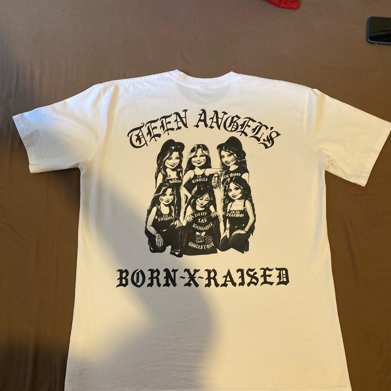 Born x Raised + Los Angeles Kings “Kings Of LA” Tee: Cream, Size