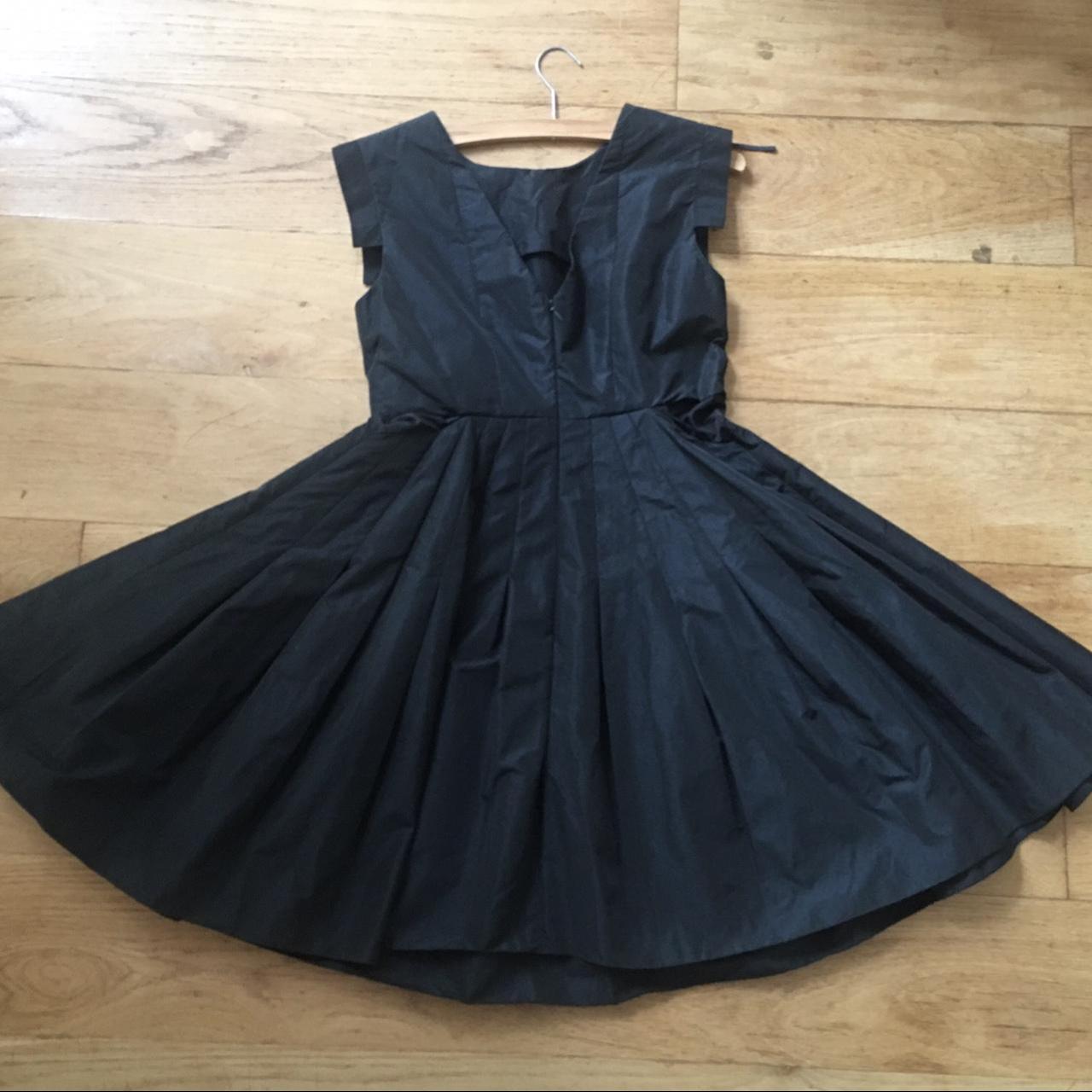 Stunning pleated Cos dress. Dark petrol blue Fabric... - Depop