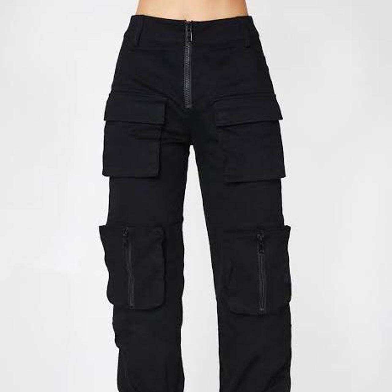 Dollskill black cargo pants