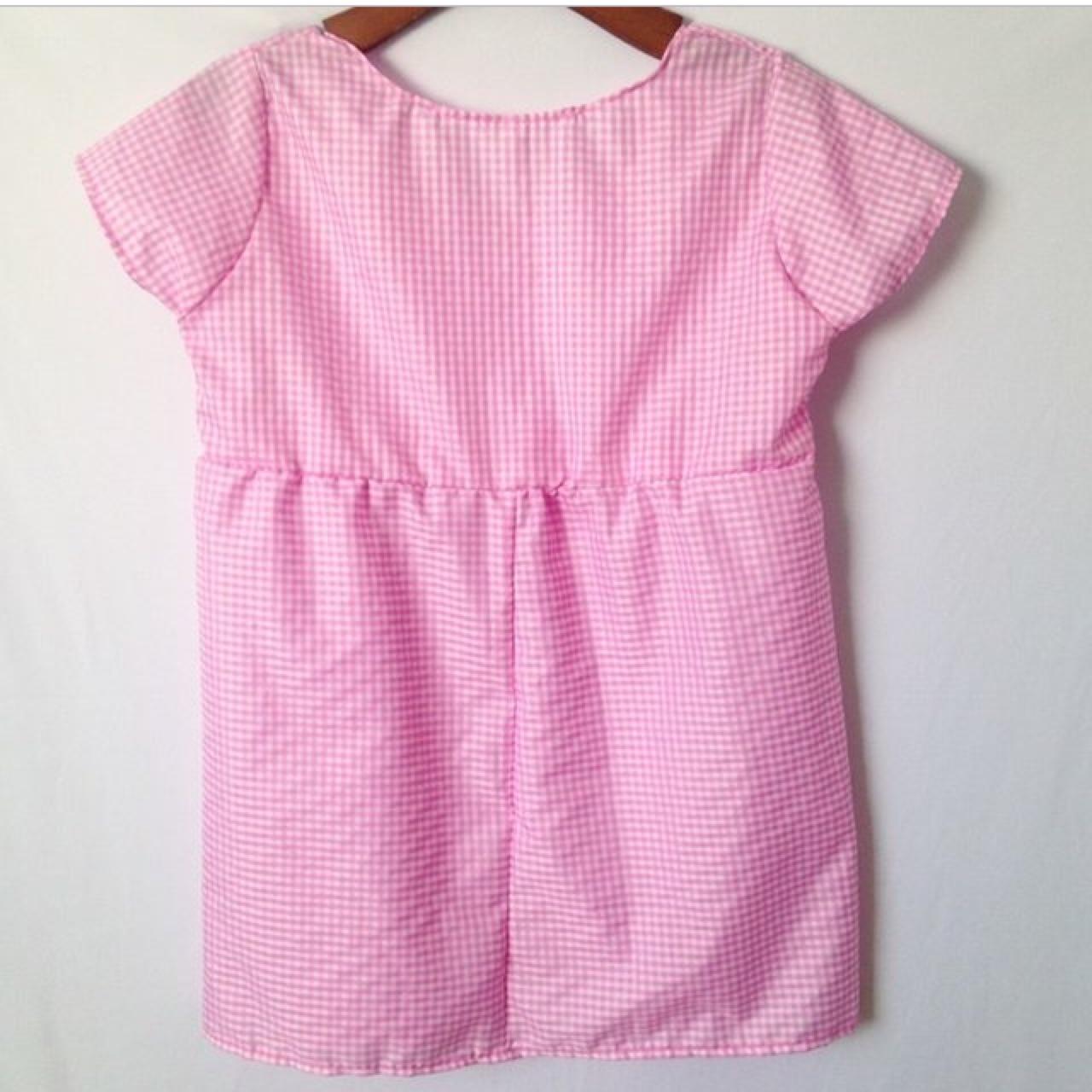 Handmade Pink Gingham BabyDoll Dress. Made To order.... - Depop