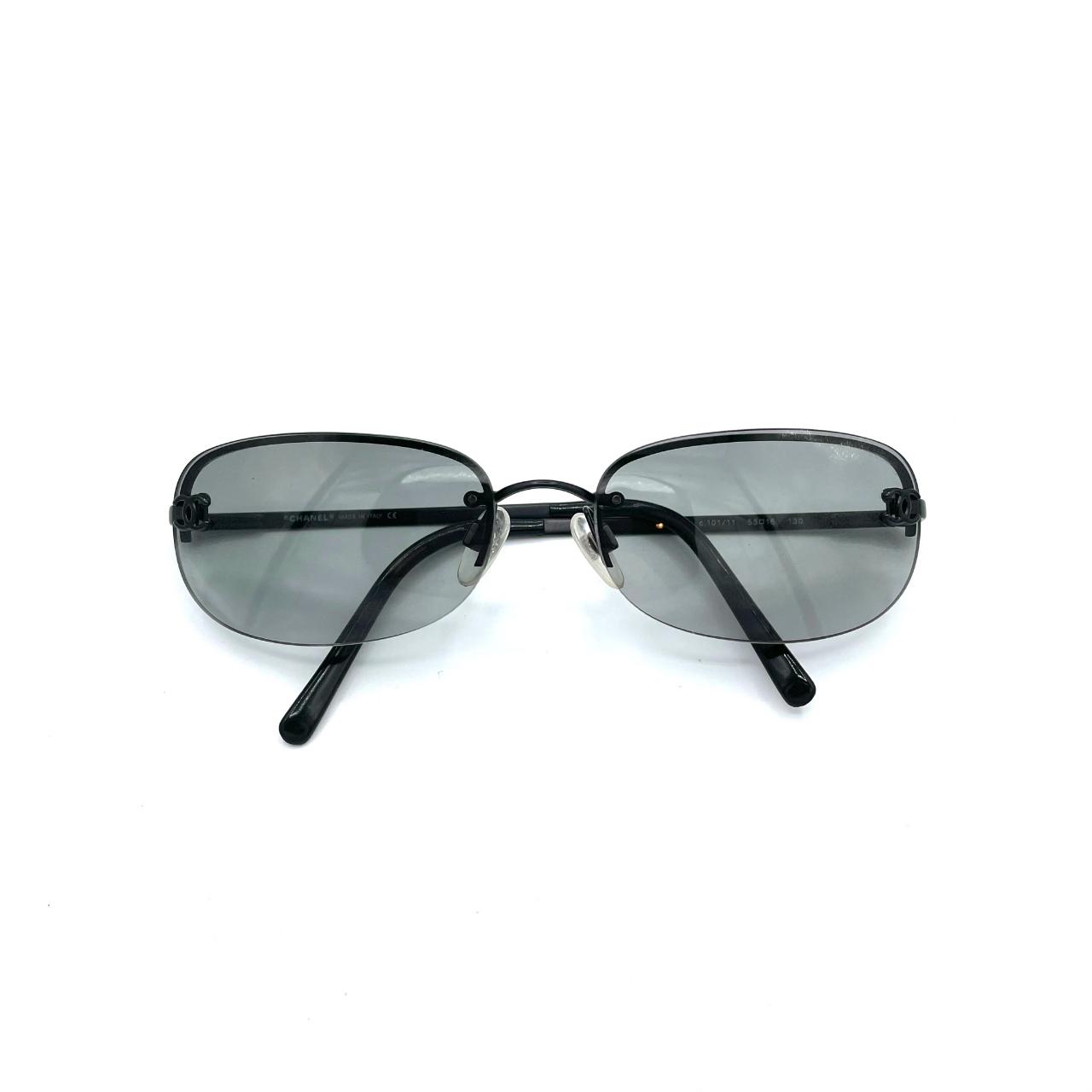 Item: Chanel 4099 Vintage CC Sunglasses Black - Depop