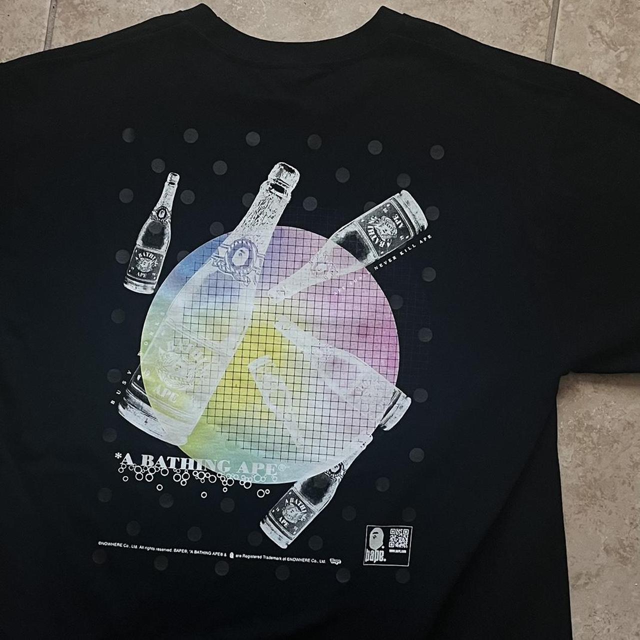 BAPE Champagne tee worn 2x XL but bape sizing... Depop