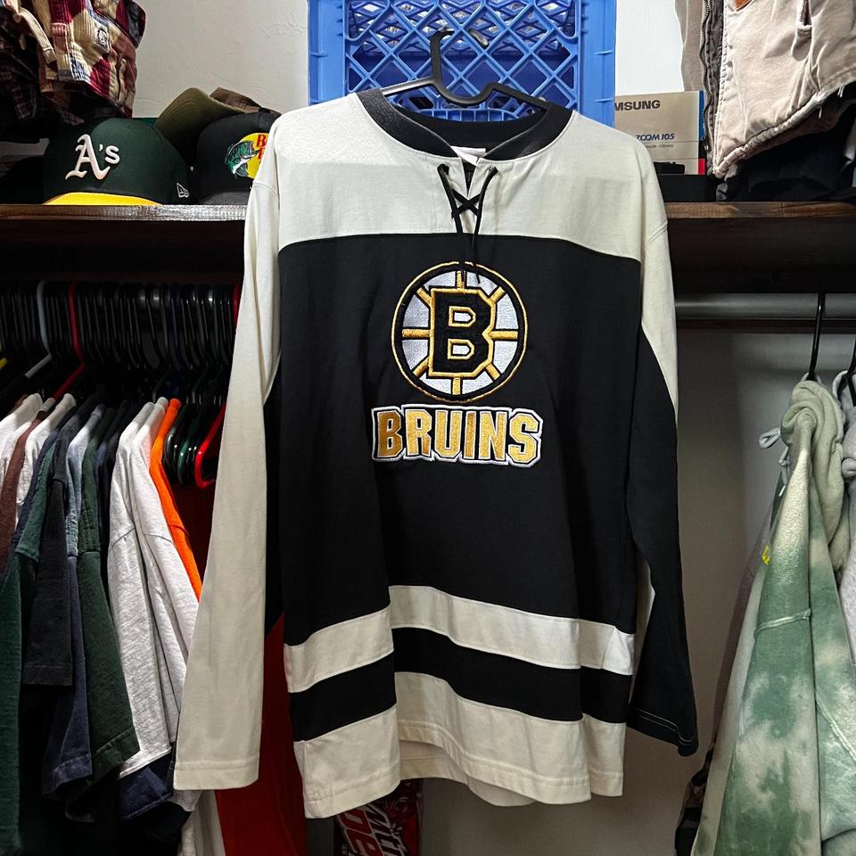 Boston Bruins Jersey Size Large P2P 26” Length - Depop