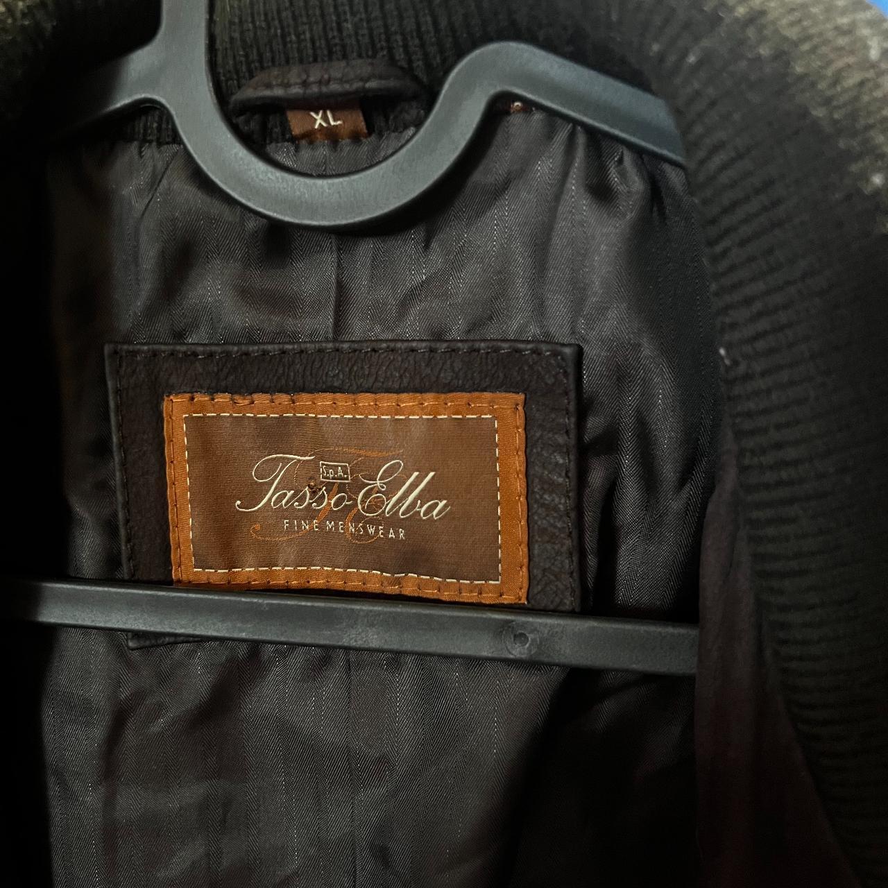 !! taso Elba genuine leather coat !! #leather #coat... - Depop