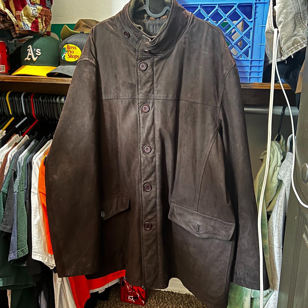 !! taso Elba genuine leather coat !! #leather #coat... - Depop