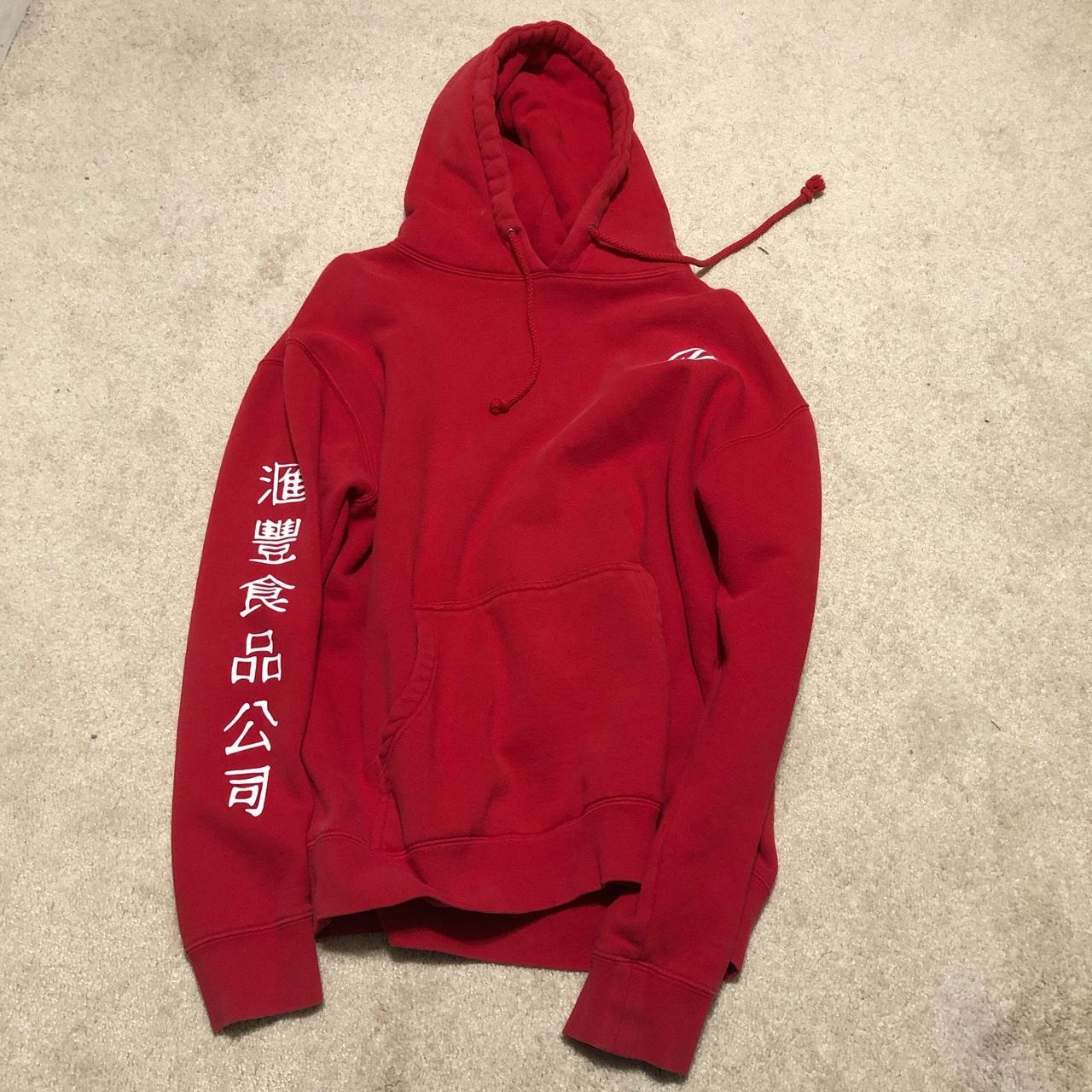 Red discount primitive hoodie