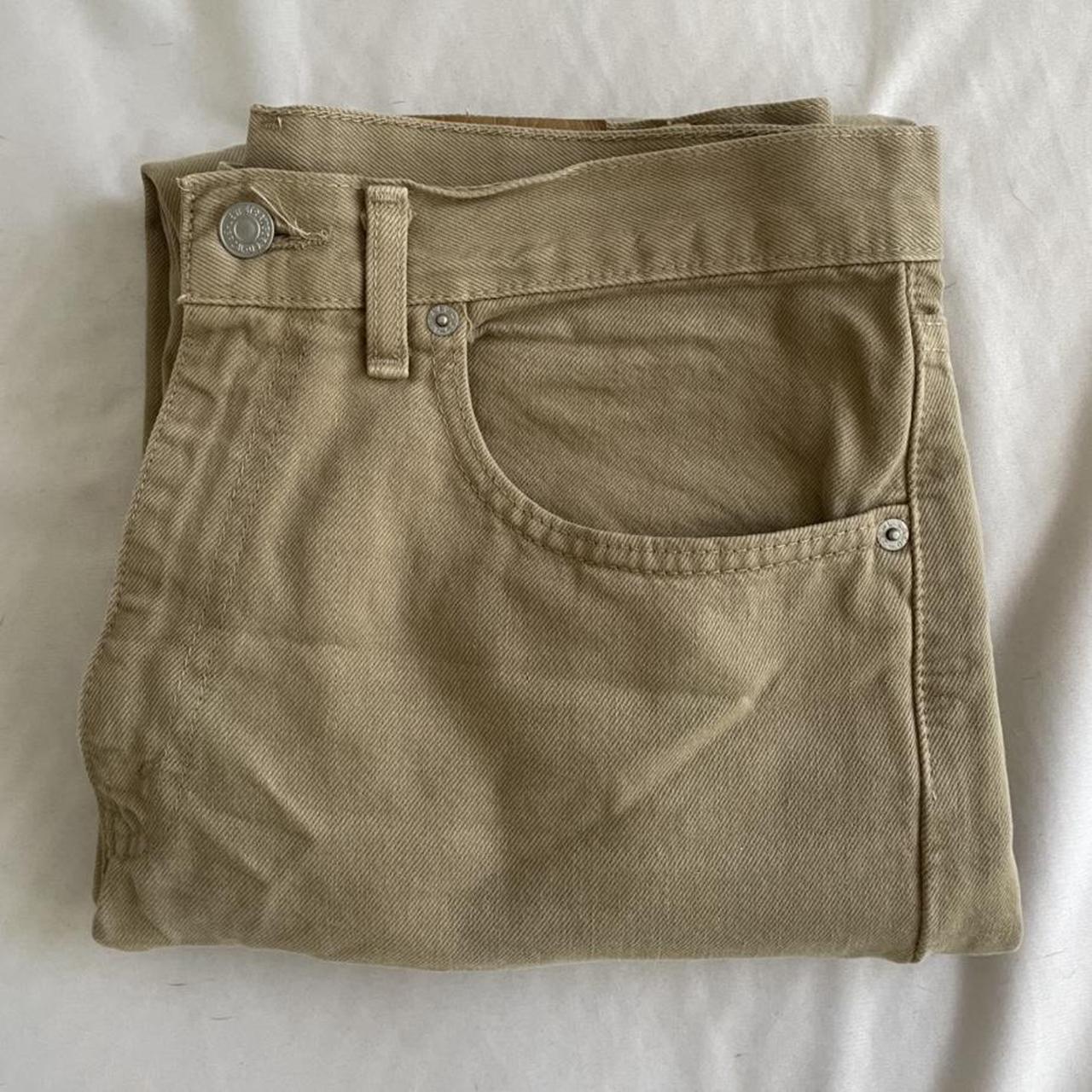 Levi's Men's Tan and Khaki Jeans | Depop