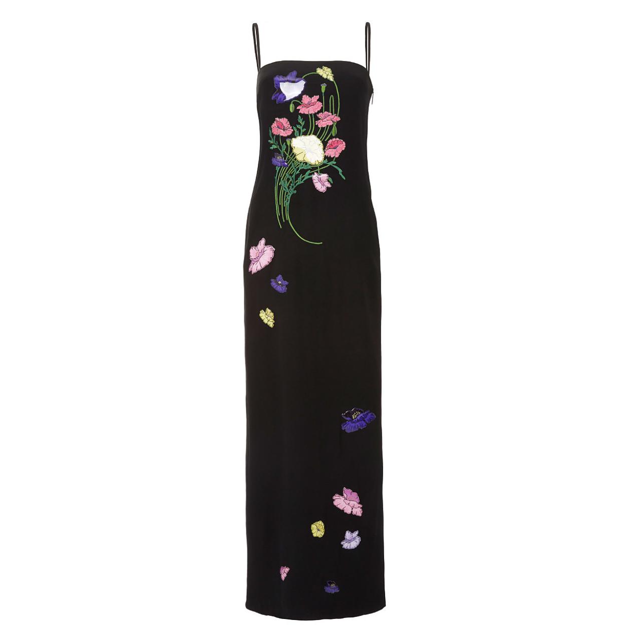 Christopher Kane Sleeveless Black Maxi Dress With Depop