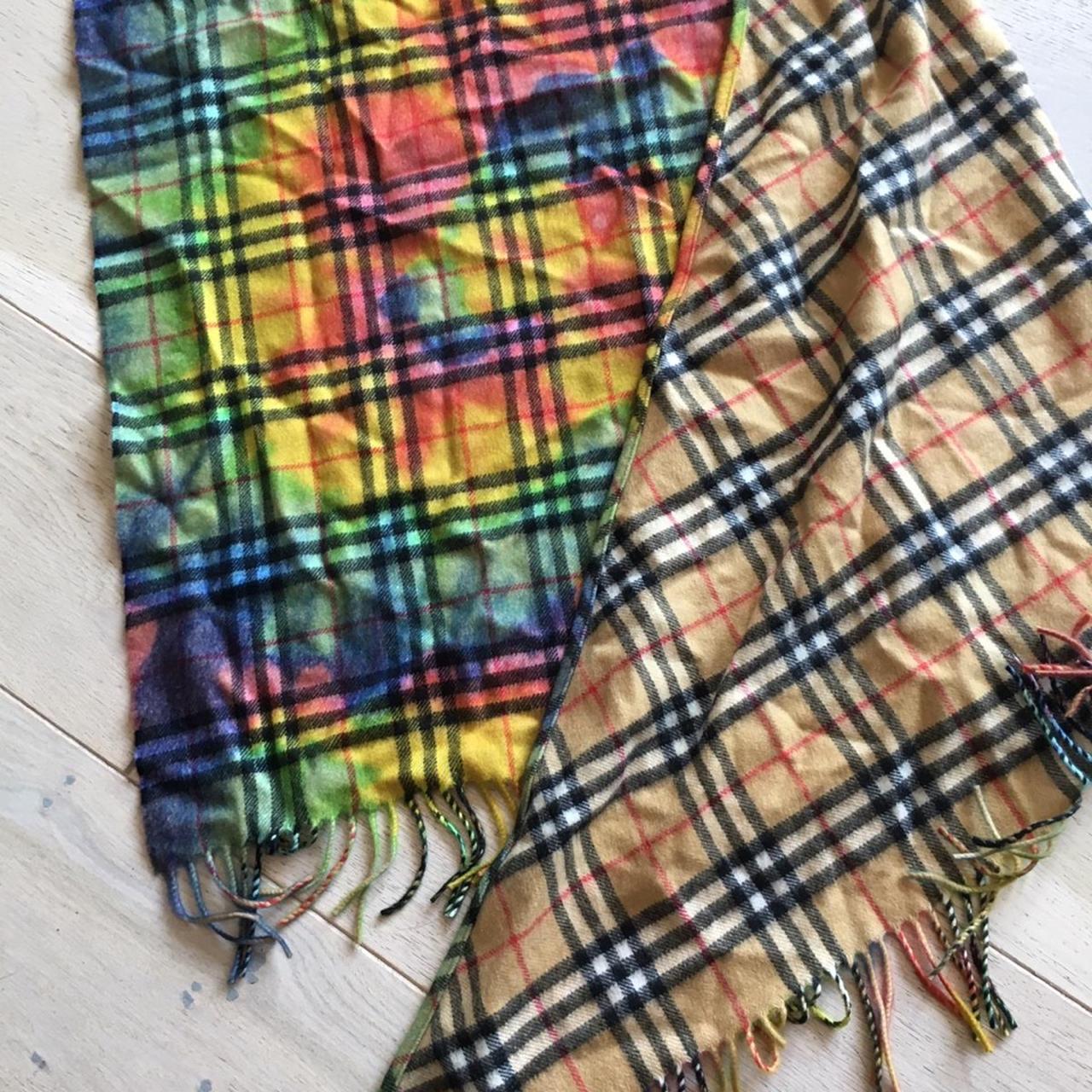 Burberry shawl rainbow best sale