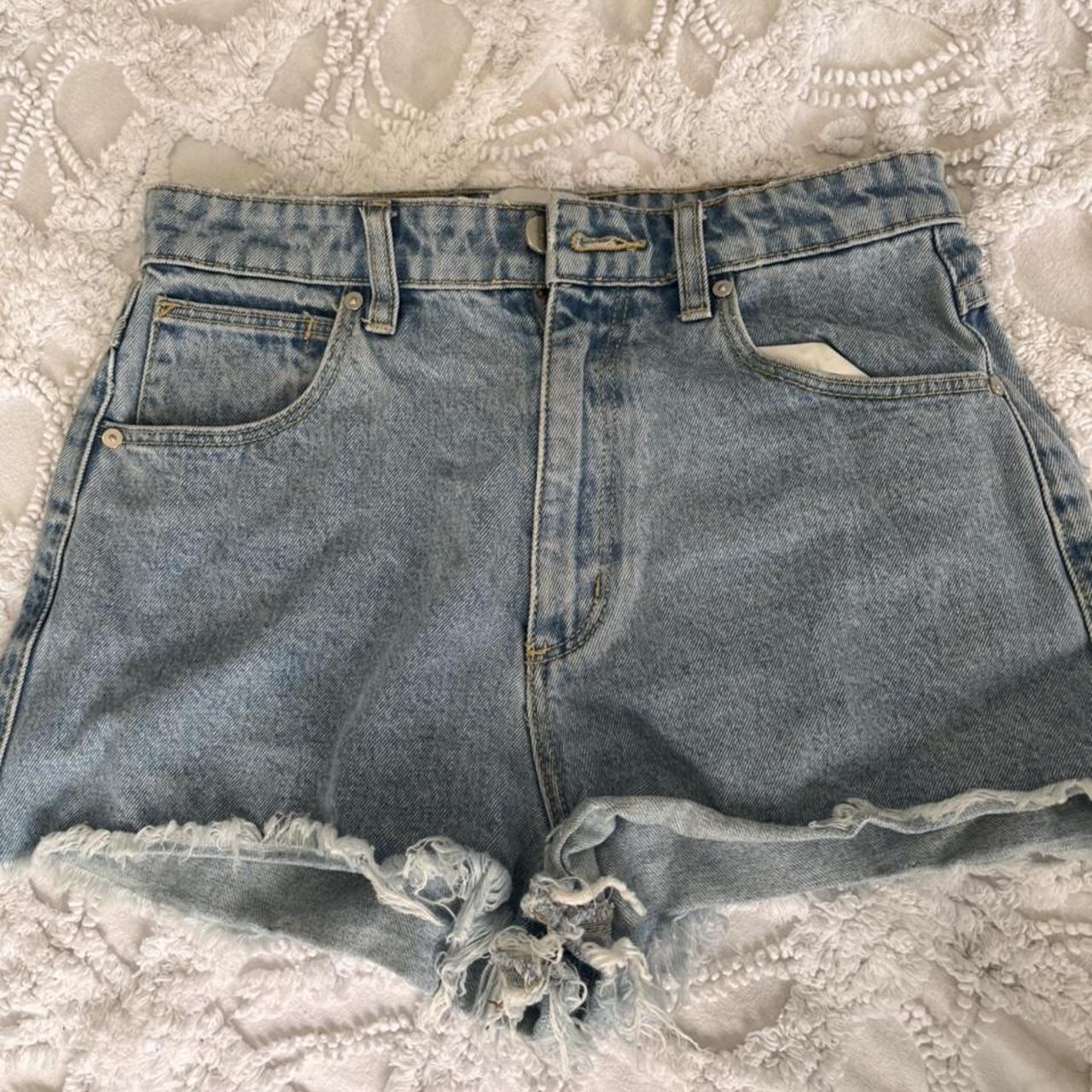 Abrand denim Jean shorts in the style “high relaxed”... - Depop