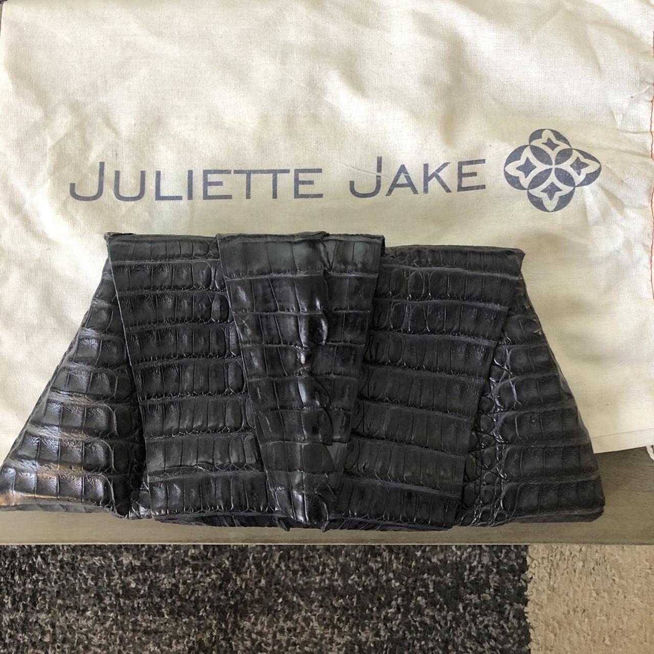 Juliette Jake Crocodile Wrap and Wrap Clutch