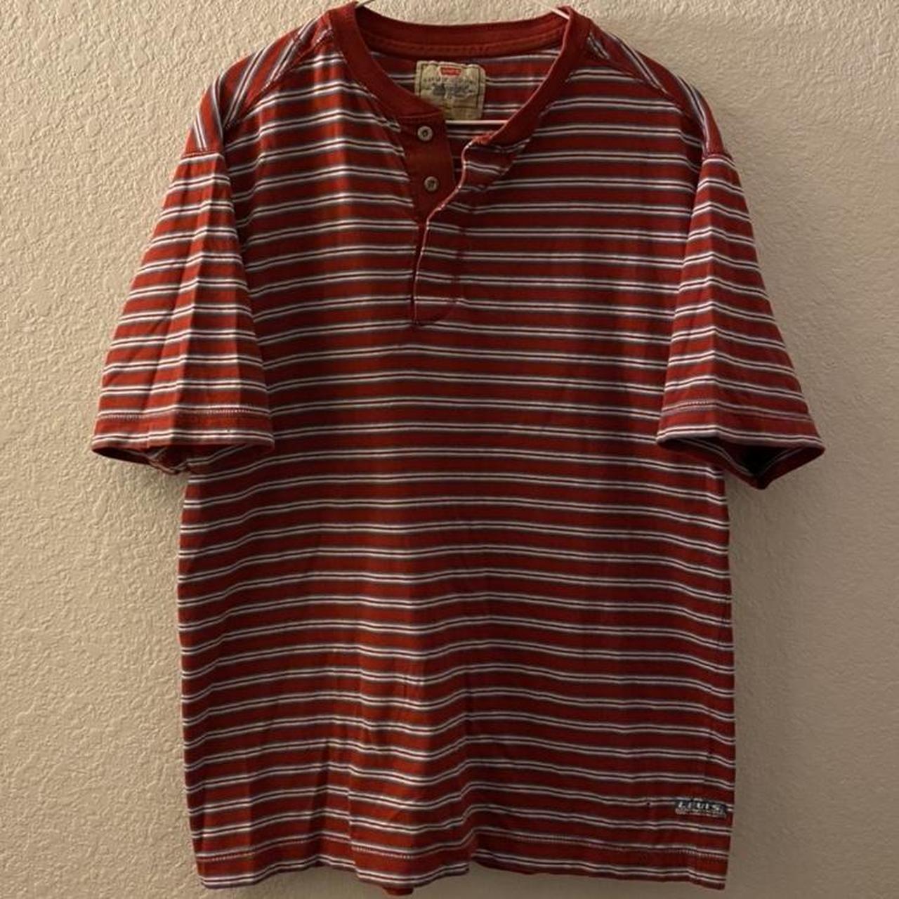 Levi’s - Vintage Striped Button shirt 🕯 F R E E ⛓ S... - Depop