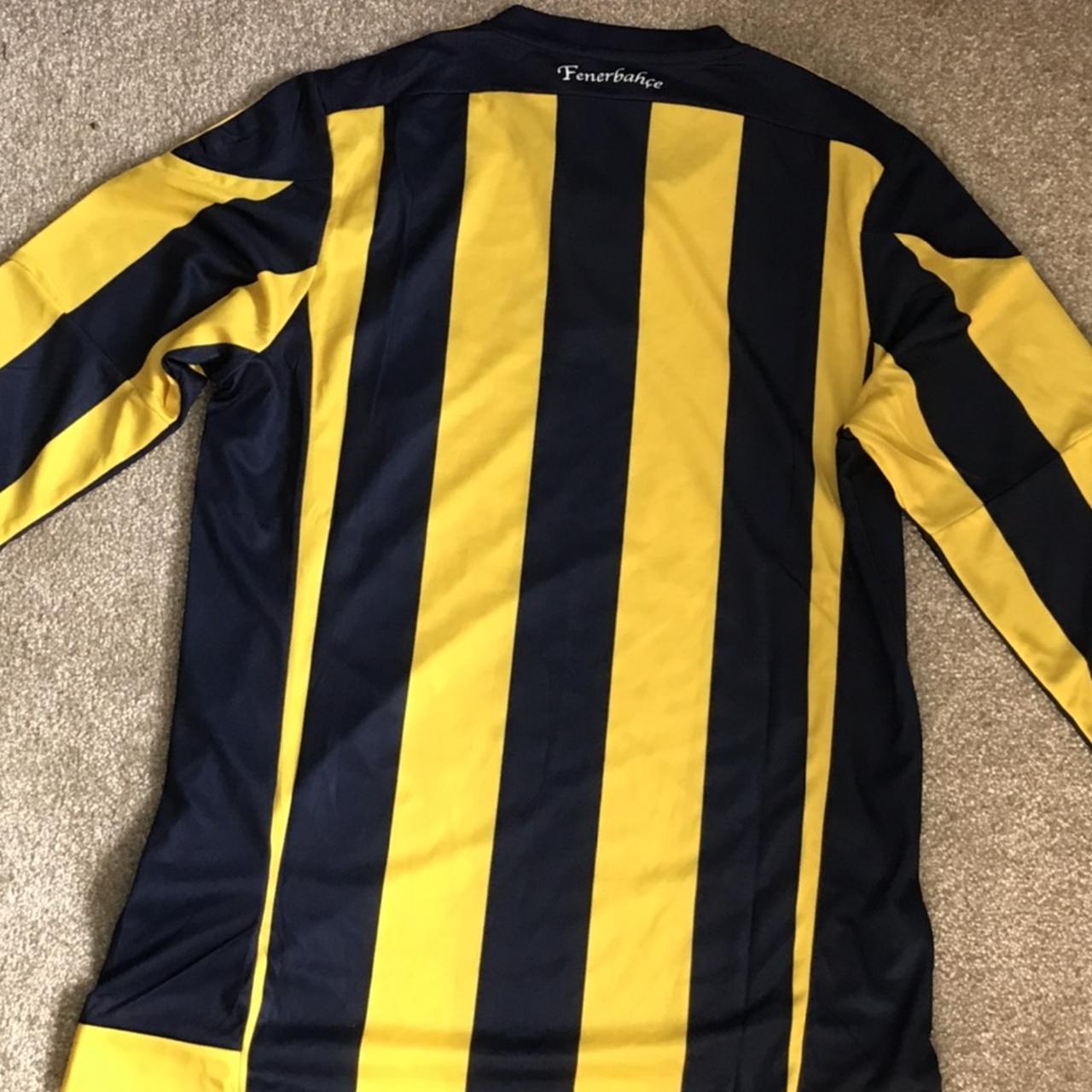 Fenerbahçe 2014/15 long sleeved home football shirt... - Depop