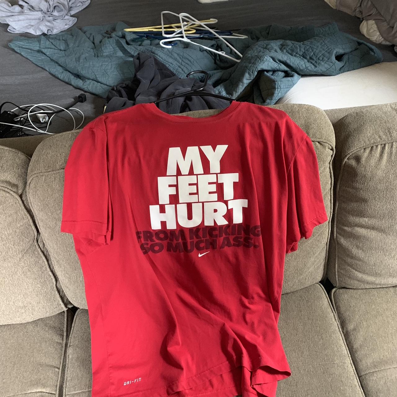 My hurt Nike slogan shirt - Depop