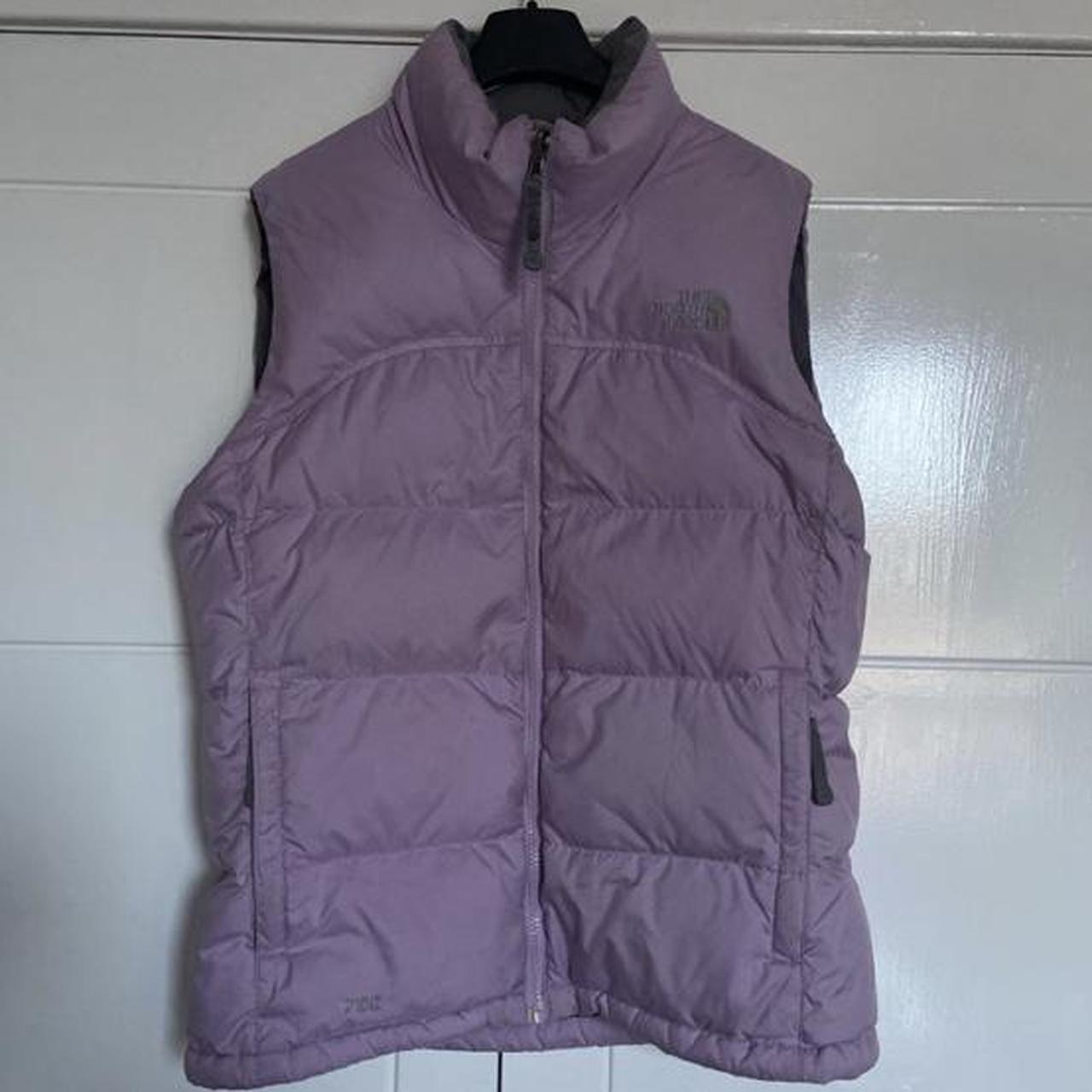 pastel north face puffer