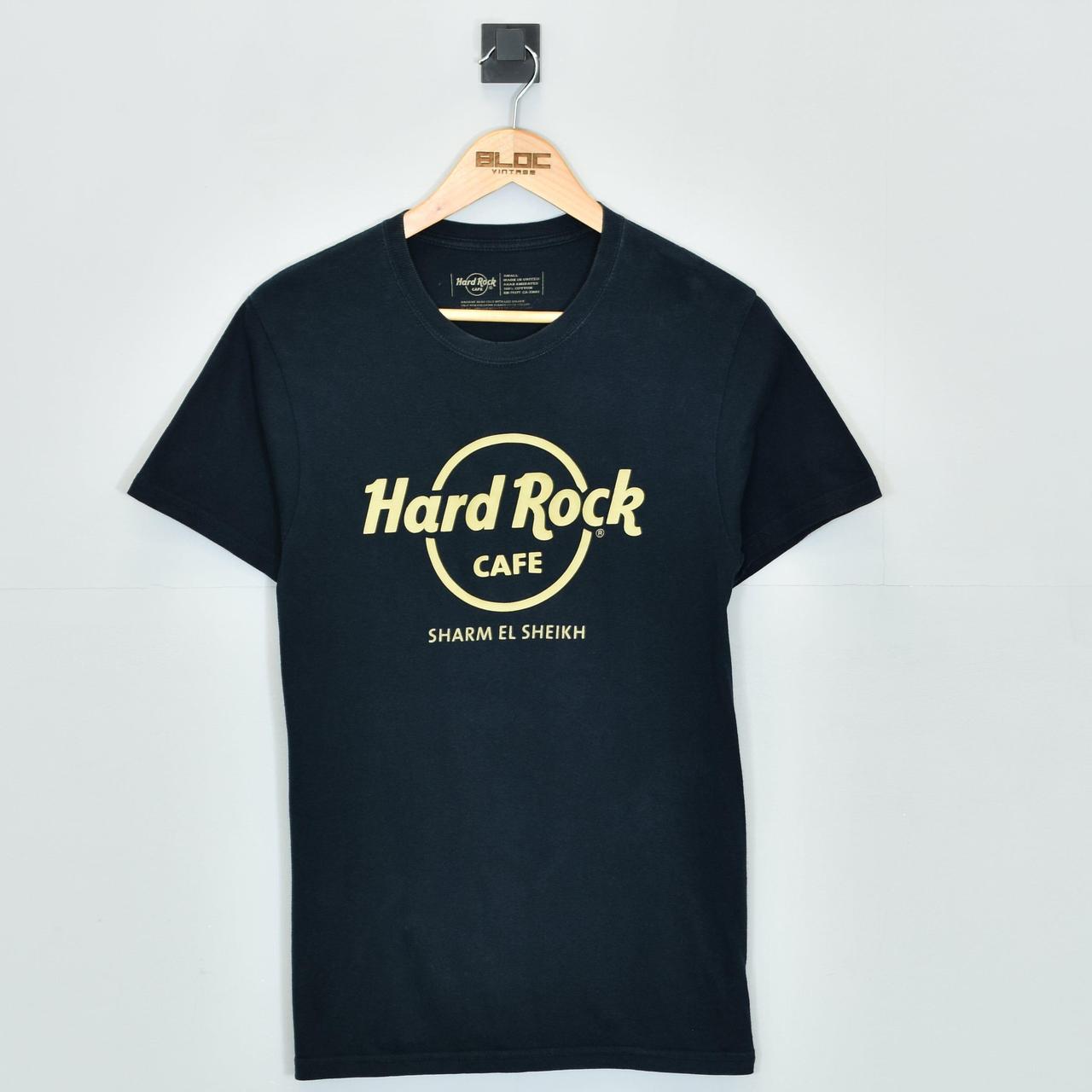 Blue Hard Rock Café Sharm El Sheikh t-shirt with... - Depop