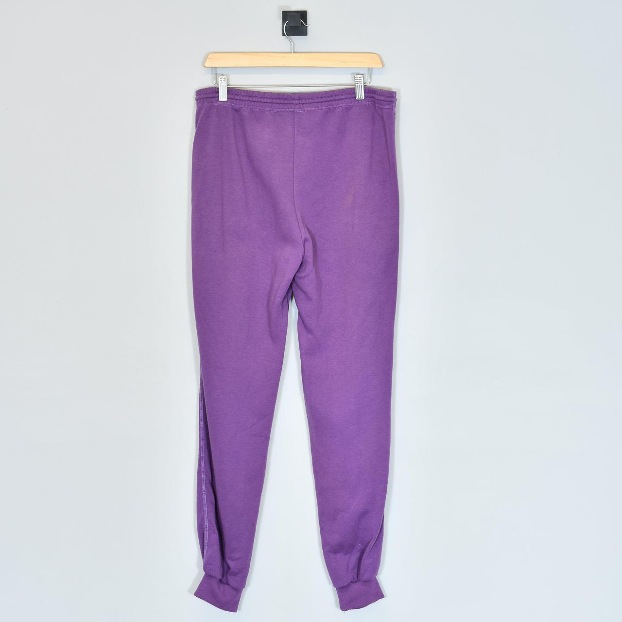 Vintage Adidas Tracksuit Bottoms Purple... Depop