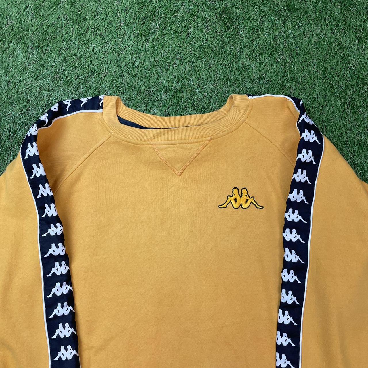 Absolutely Stunning Kappa 90s Logo Sweatshirt with... - Depop