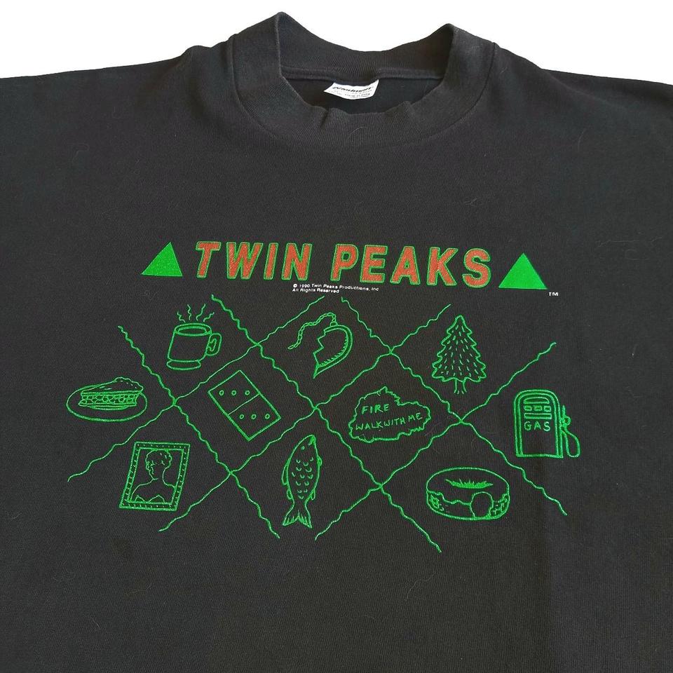 Twin Peaks shirt from 1990 Size xlarge Used... - Depop